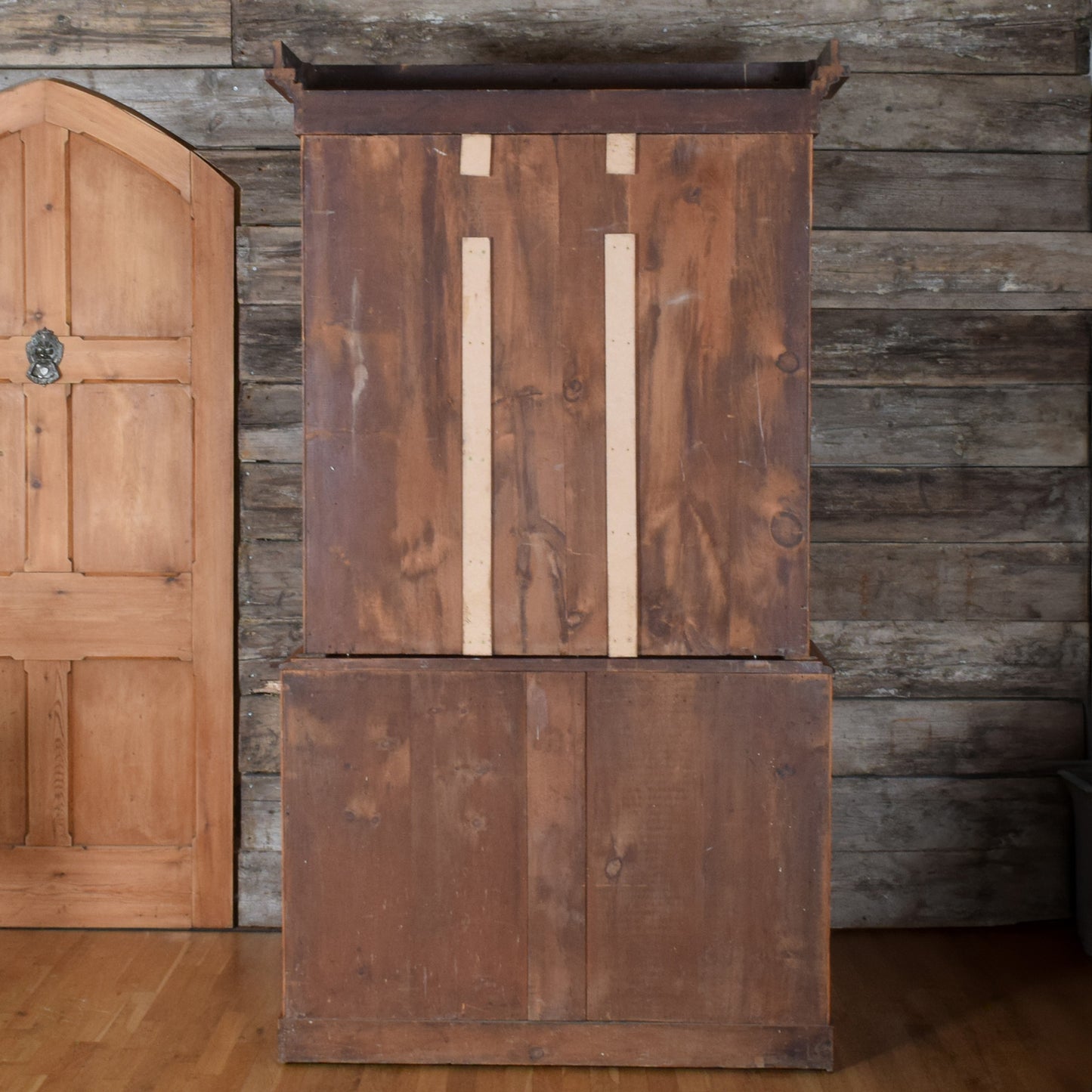 Large Mahogany Glazed Dresser