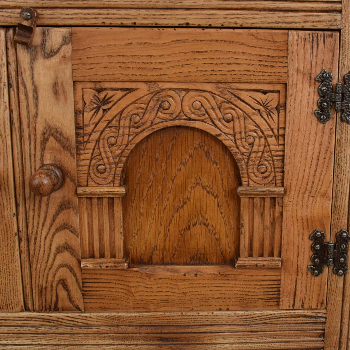 Restored Oak TV Cabinet