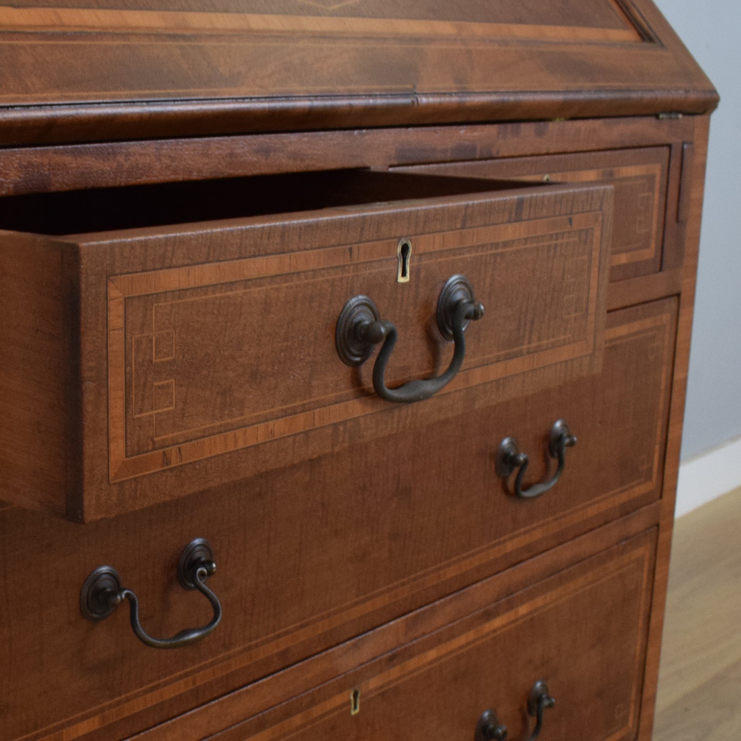 Mahogany Bureau Bookcase