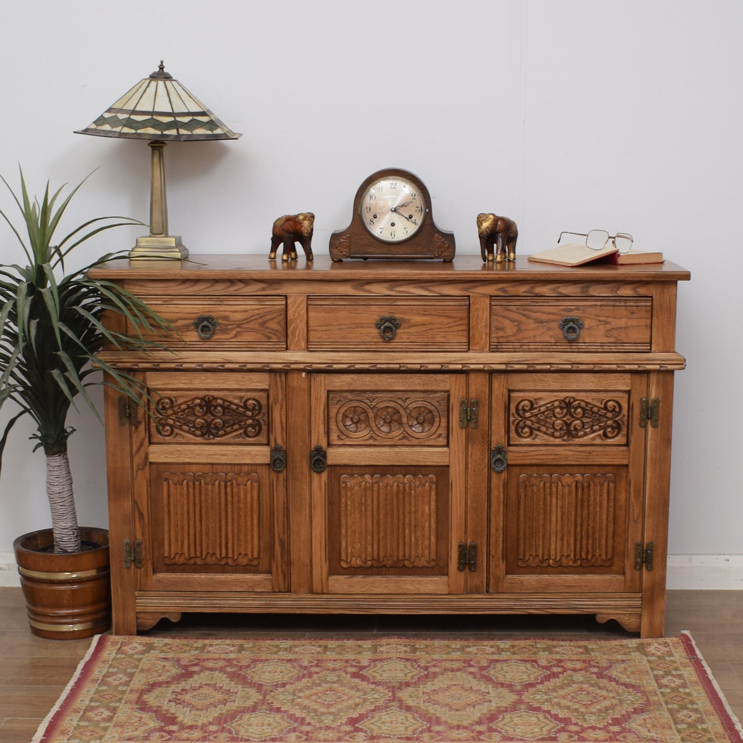 Restored Oak Sideboard