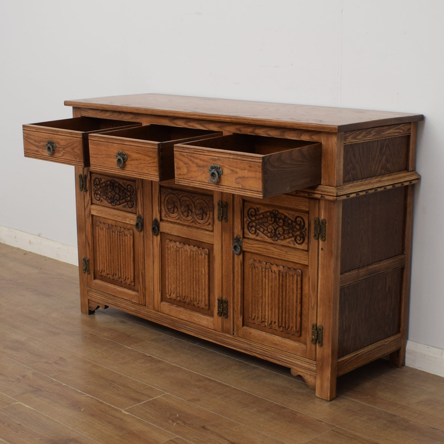 Restored Oak Sideboard