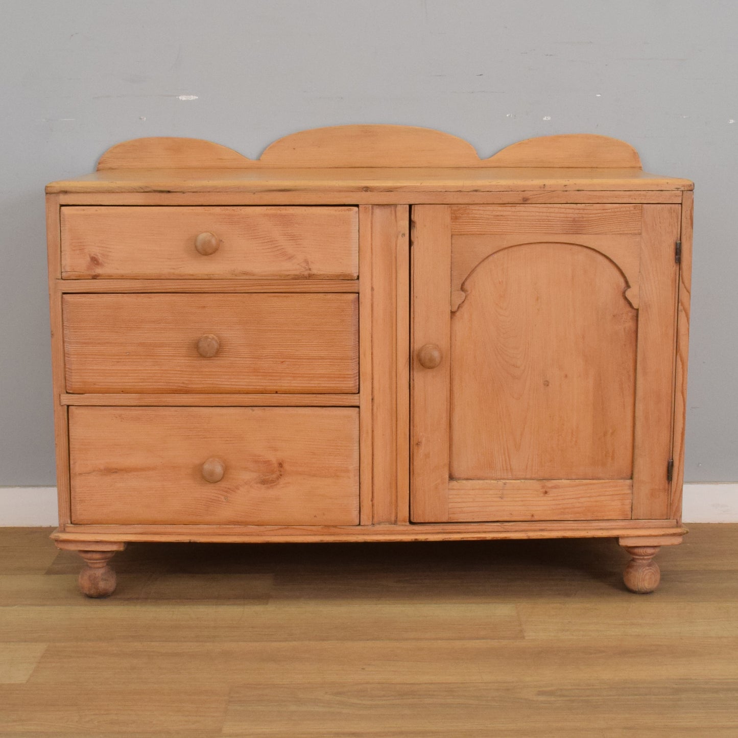 Waxed Pine Sideboard