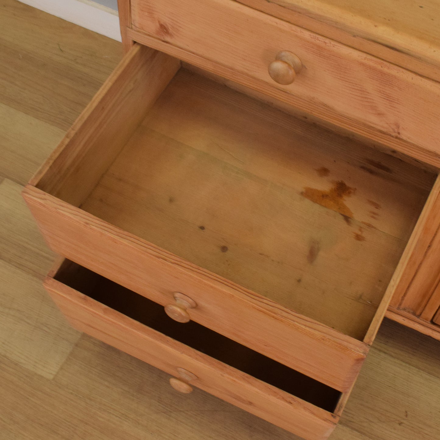 Waxed Pine Sideboard