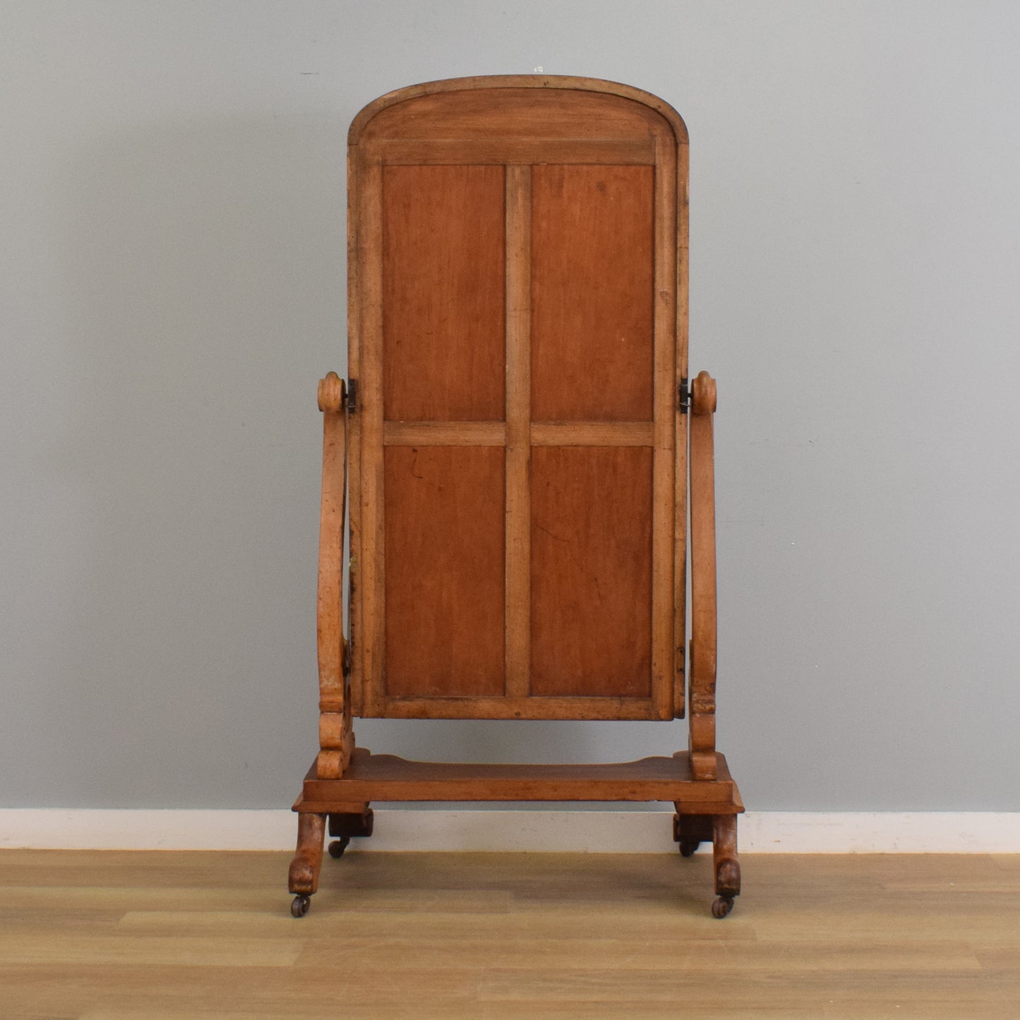 Victorian Mahogany Cheval Mirror