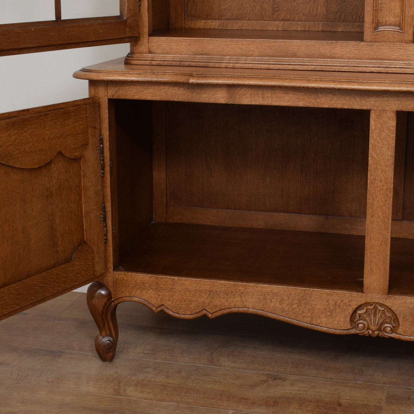 Restored Oak French Vitrine