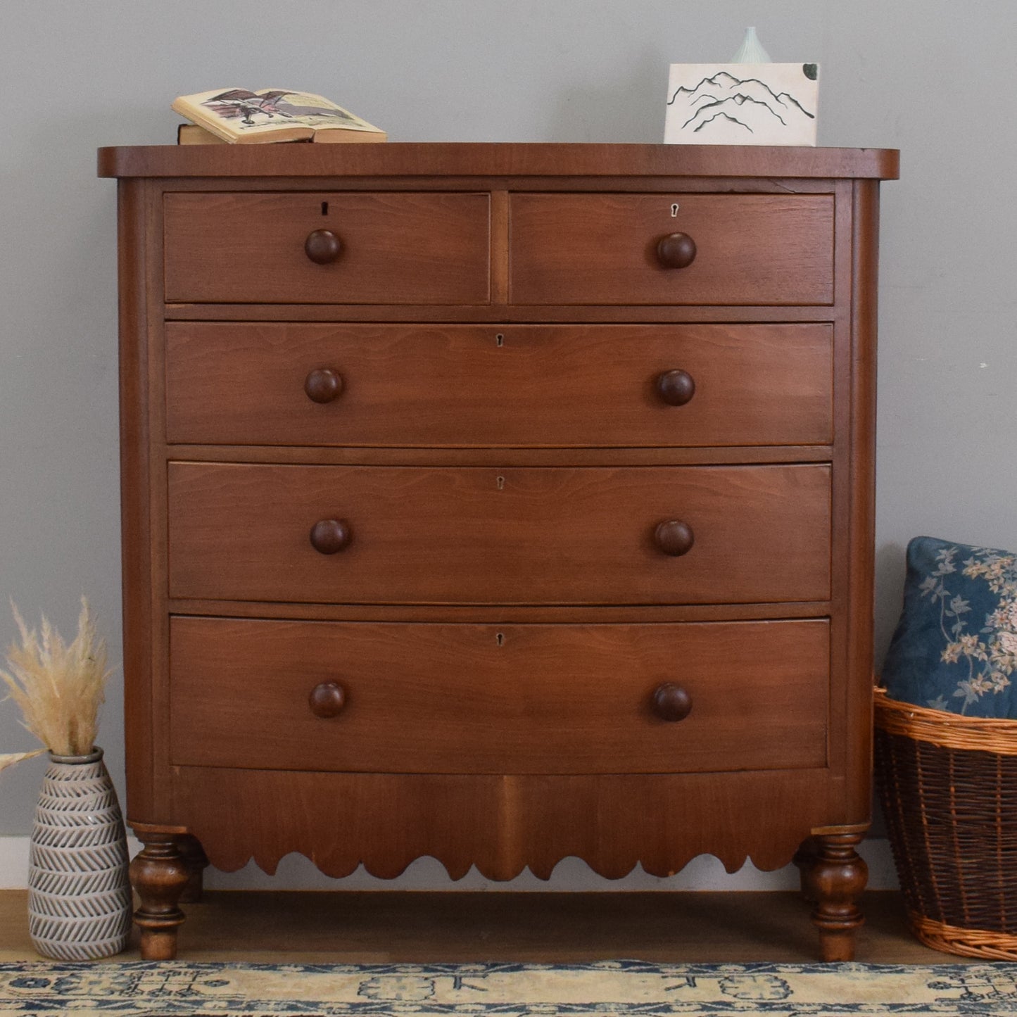 Large Mahogany Chest of Drawers
