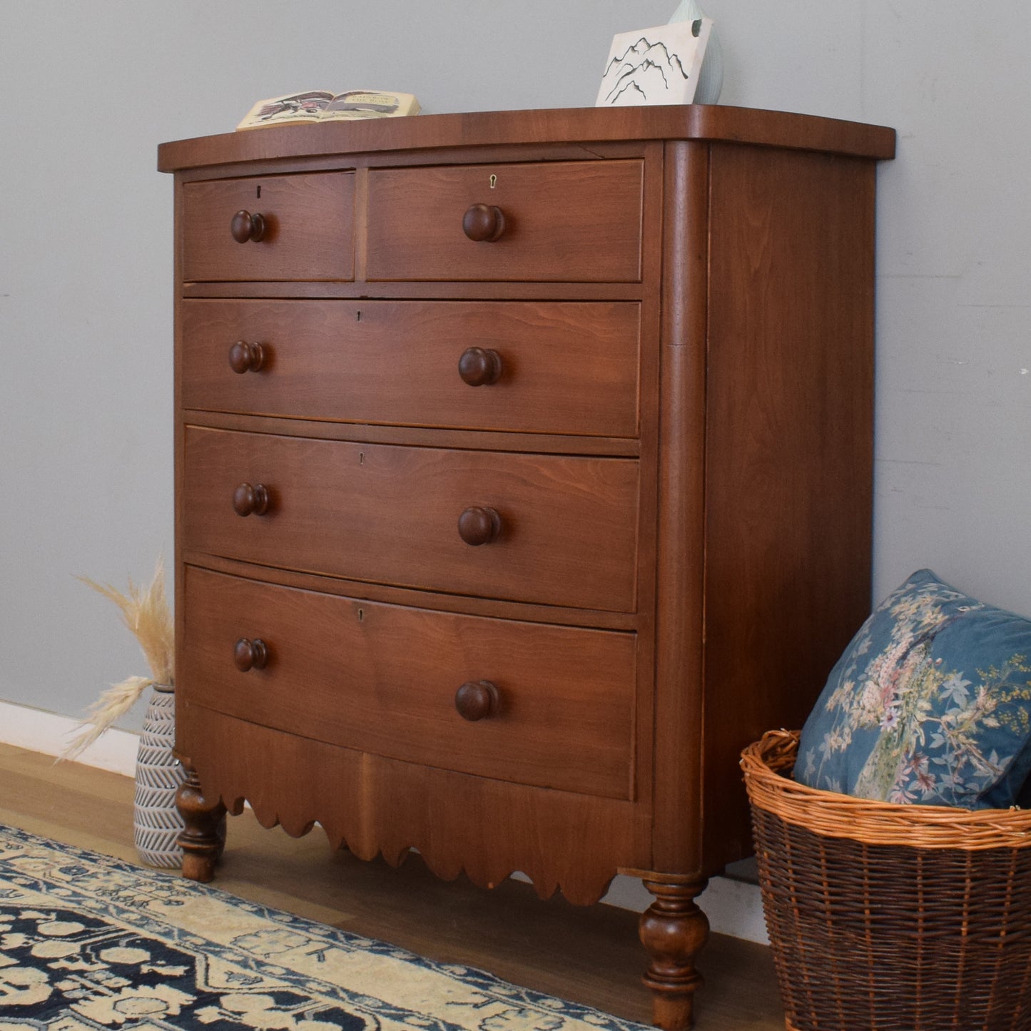 Large Mahogany Chest of Drawers