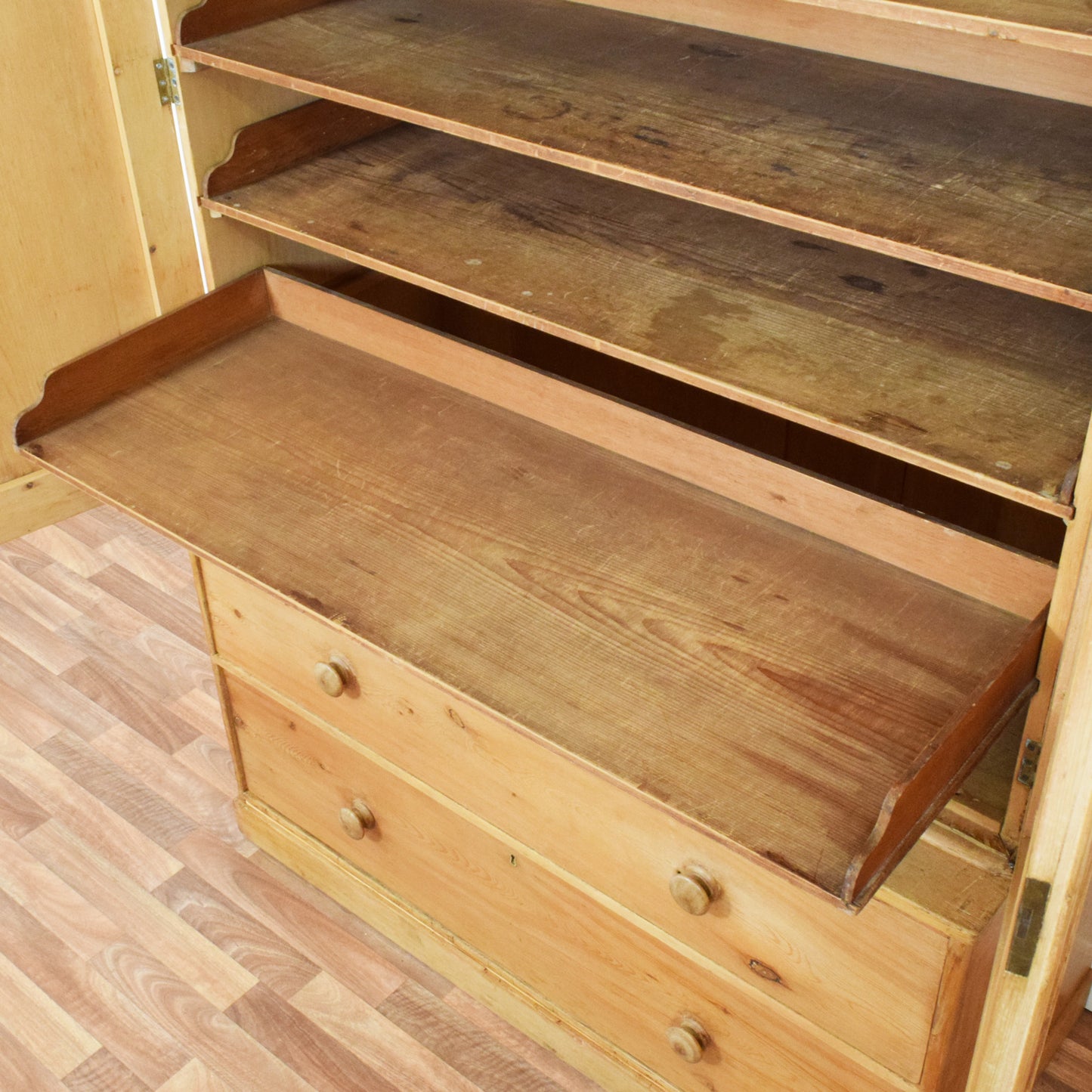 Rustic Pine Linen Press