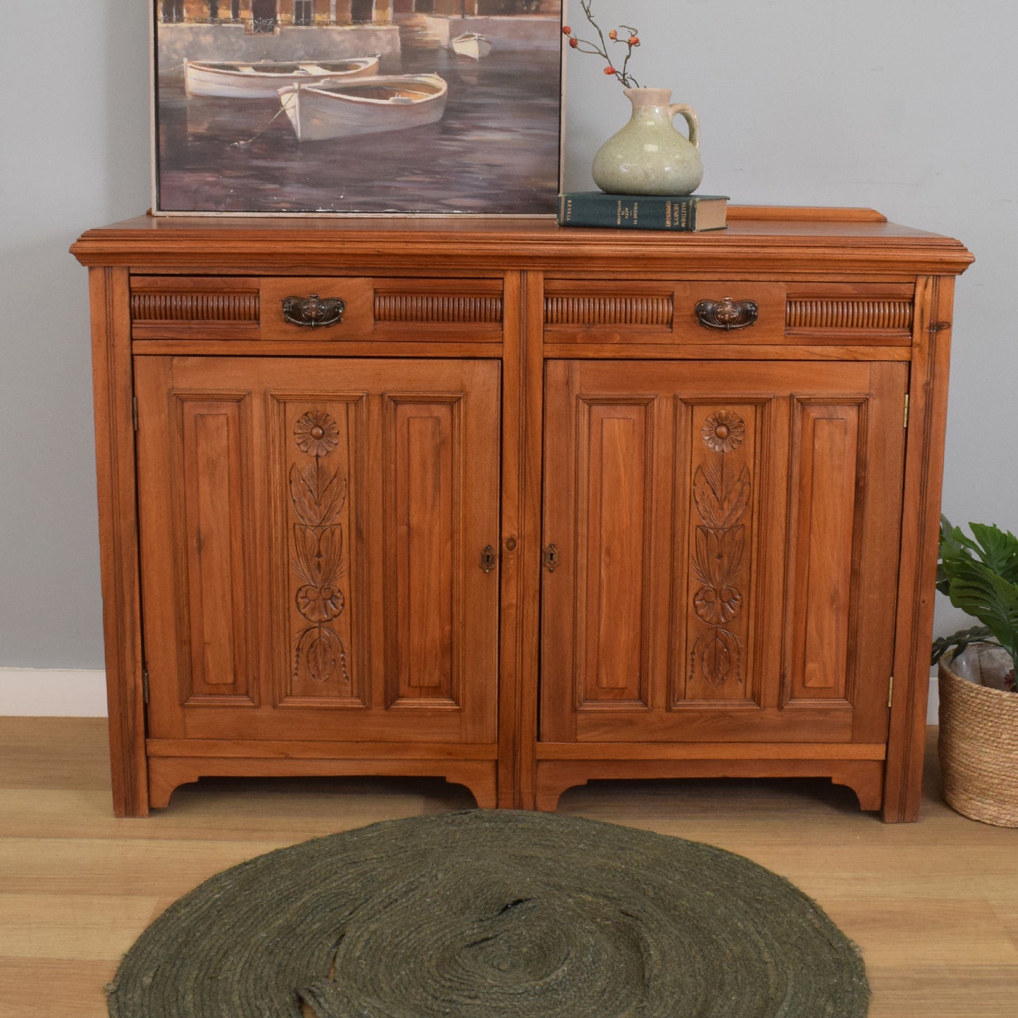 Renewed Mahogany Sideboard