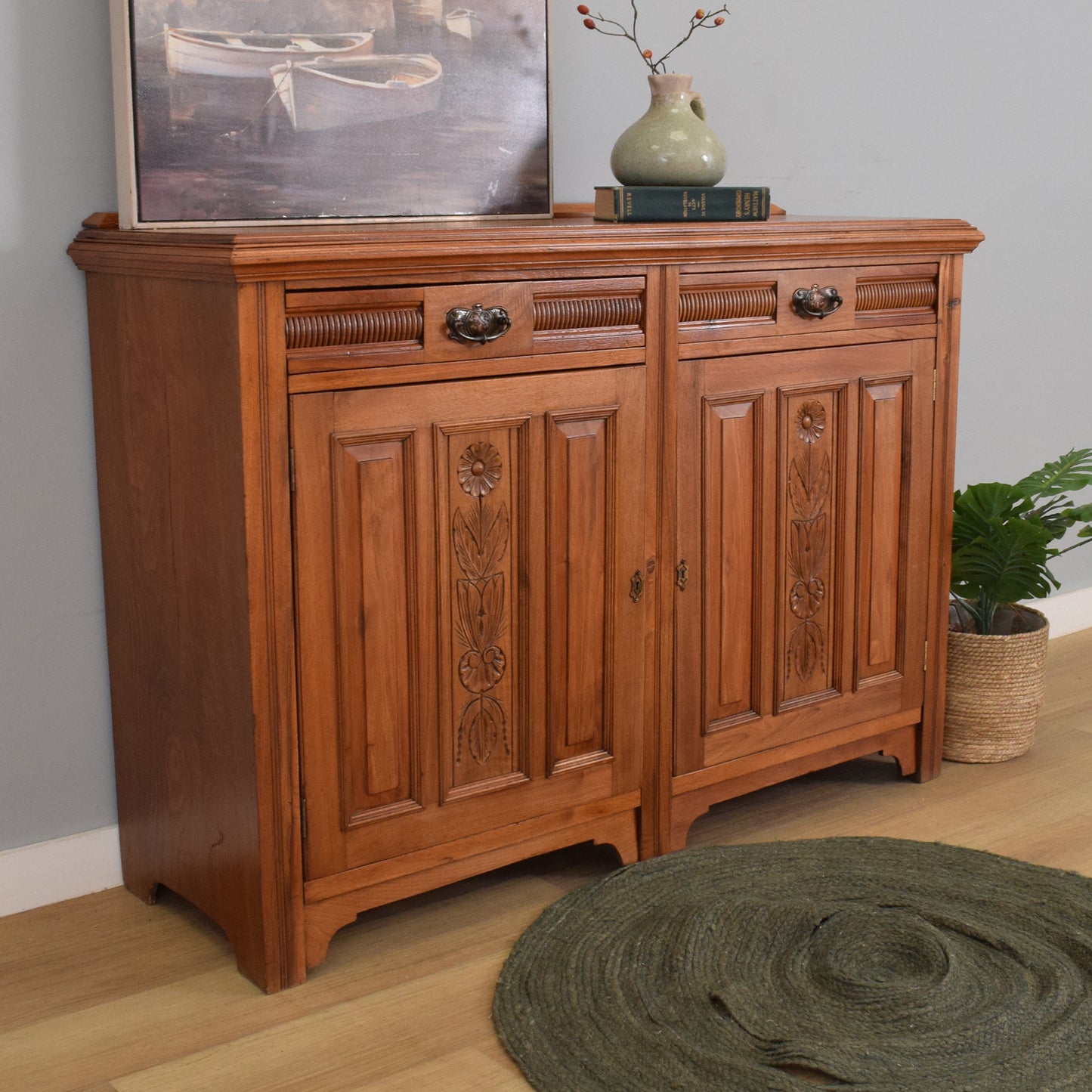 Renewed Mahogany Sideboard
