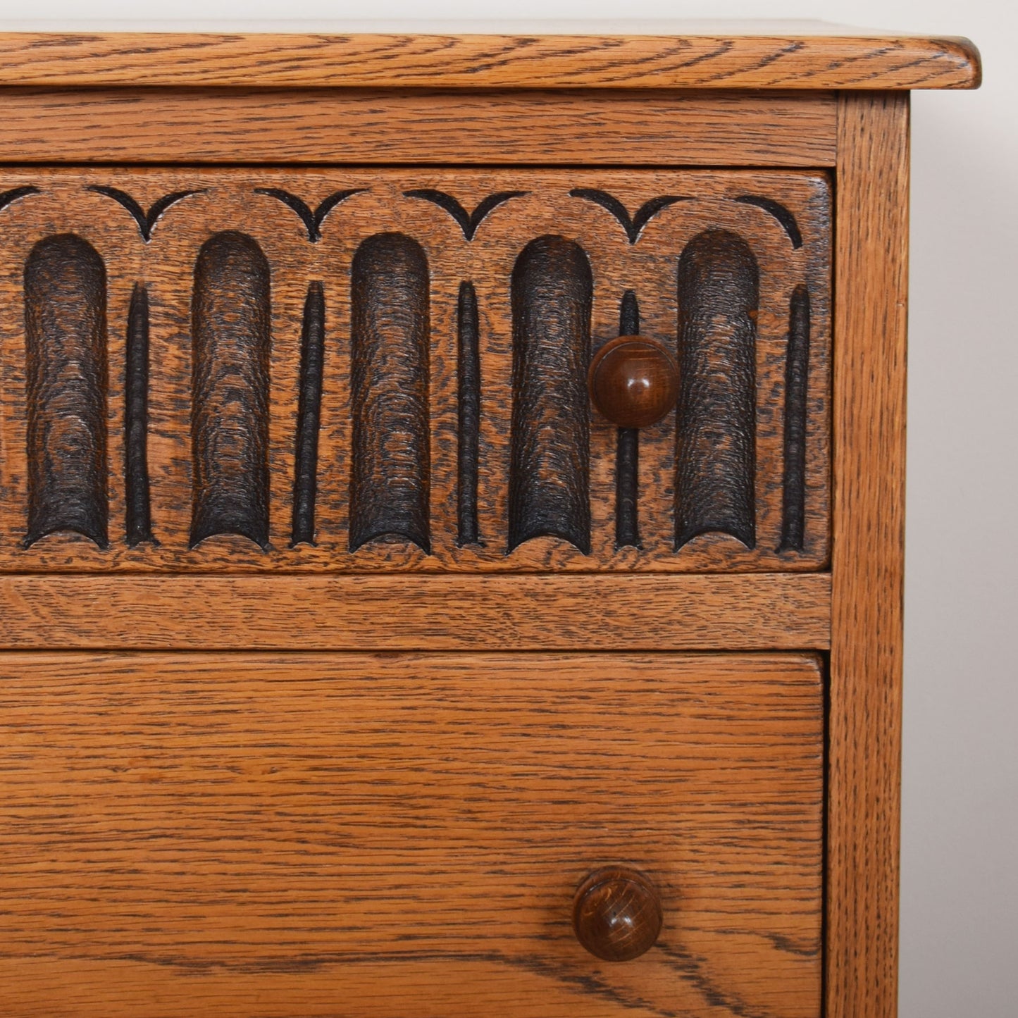 Oak Bedside Chest of Drawers