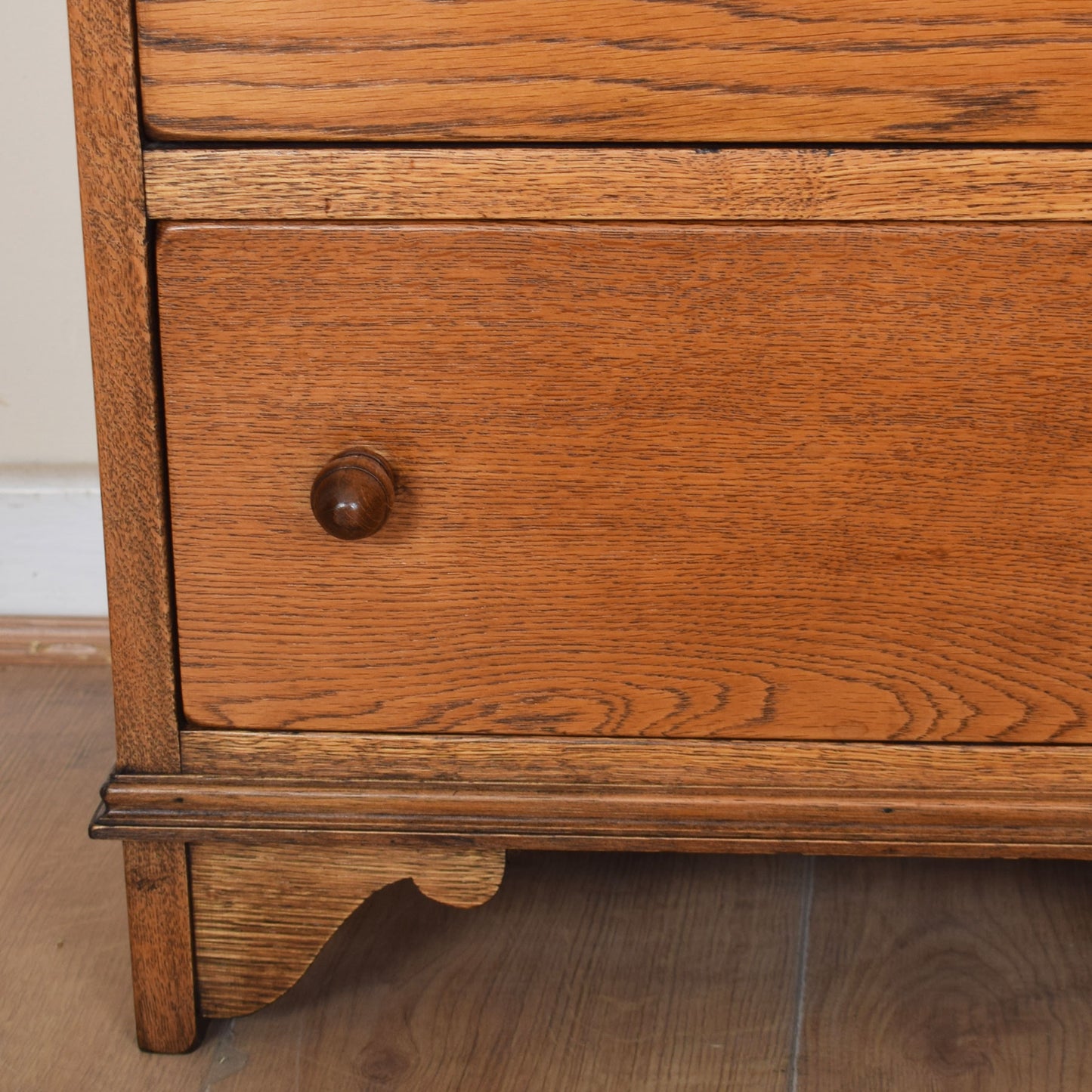 Oak Bedside Chest of Drawers
