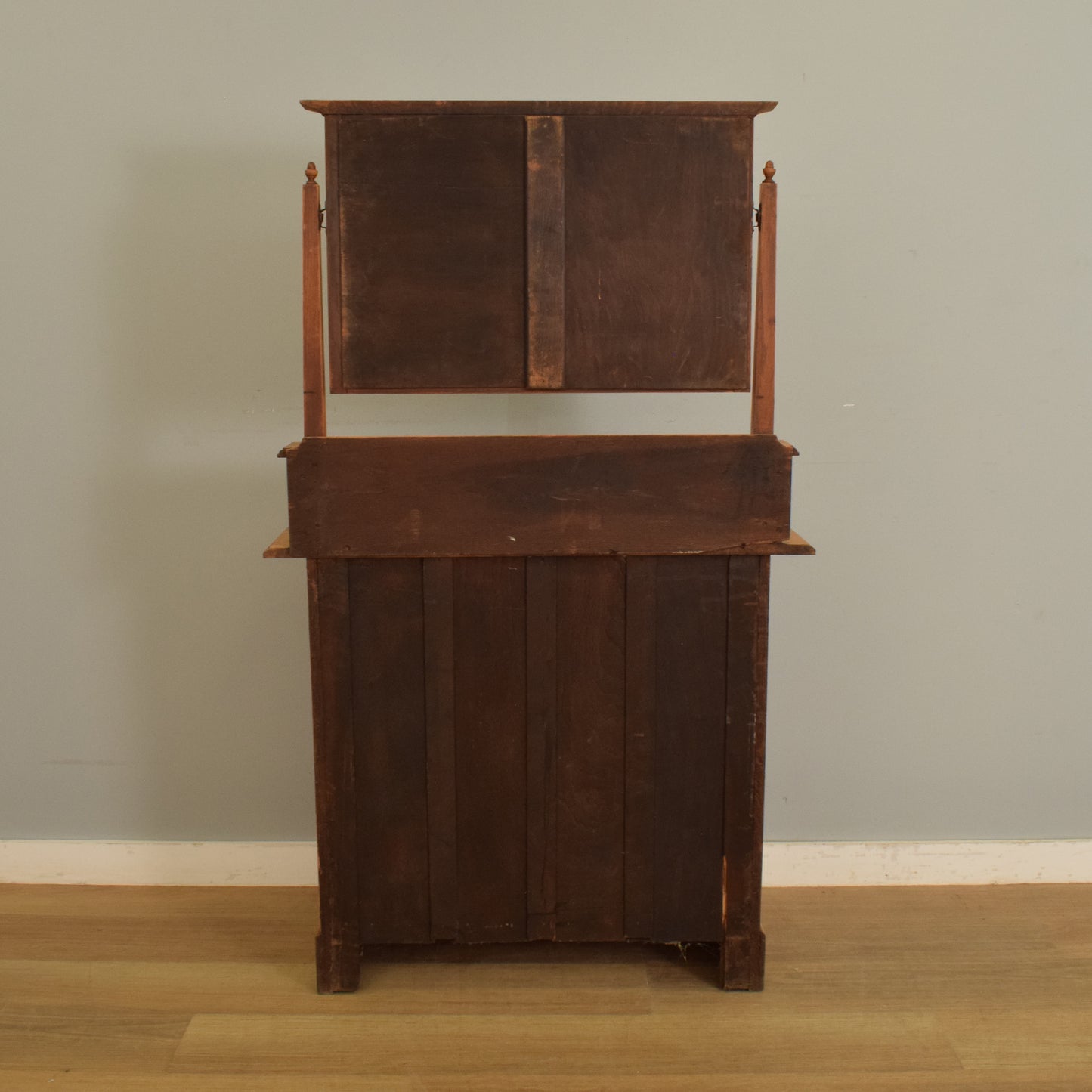 Edwardian Oak Vanity Chest