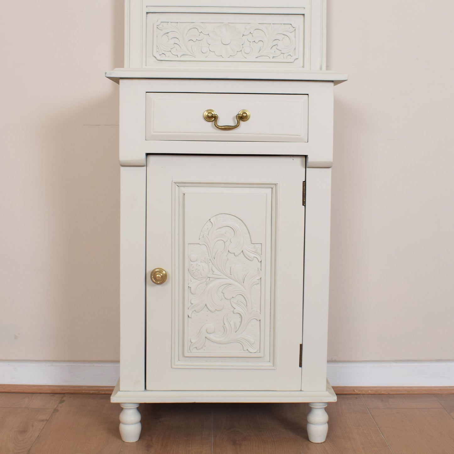 Painted Mahogany Mirrored Hall Stand