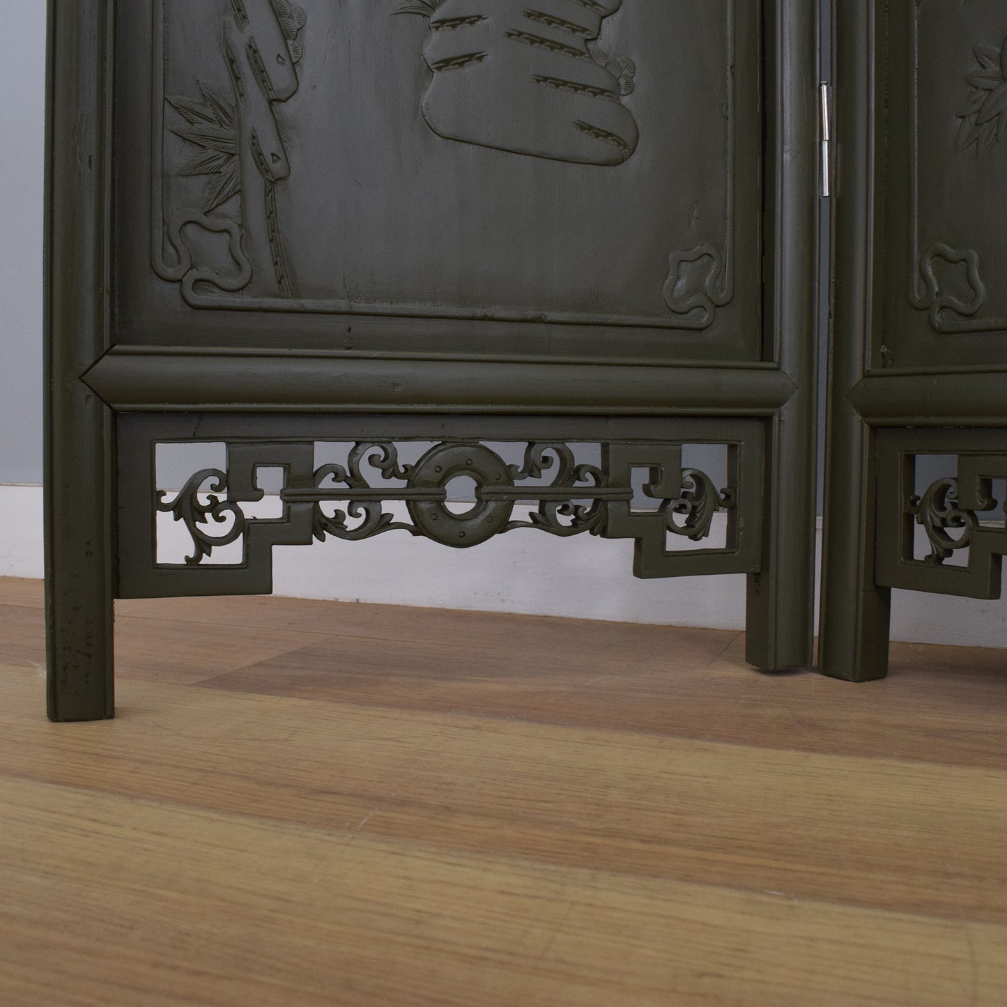 Painted Ornate Room Divider