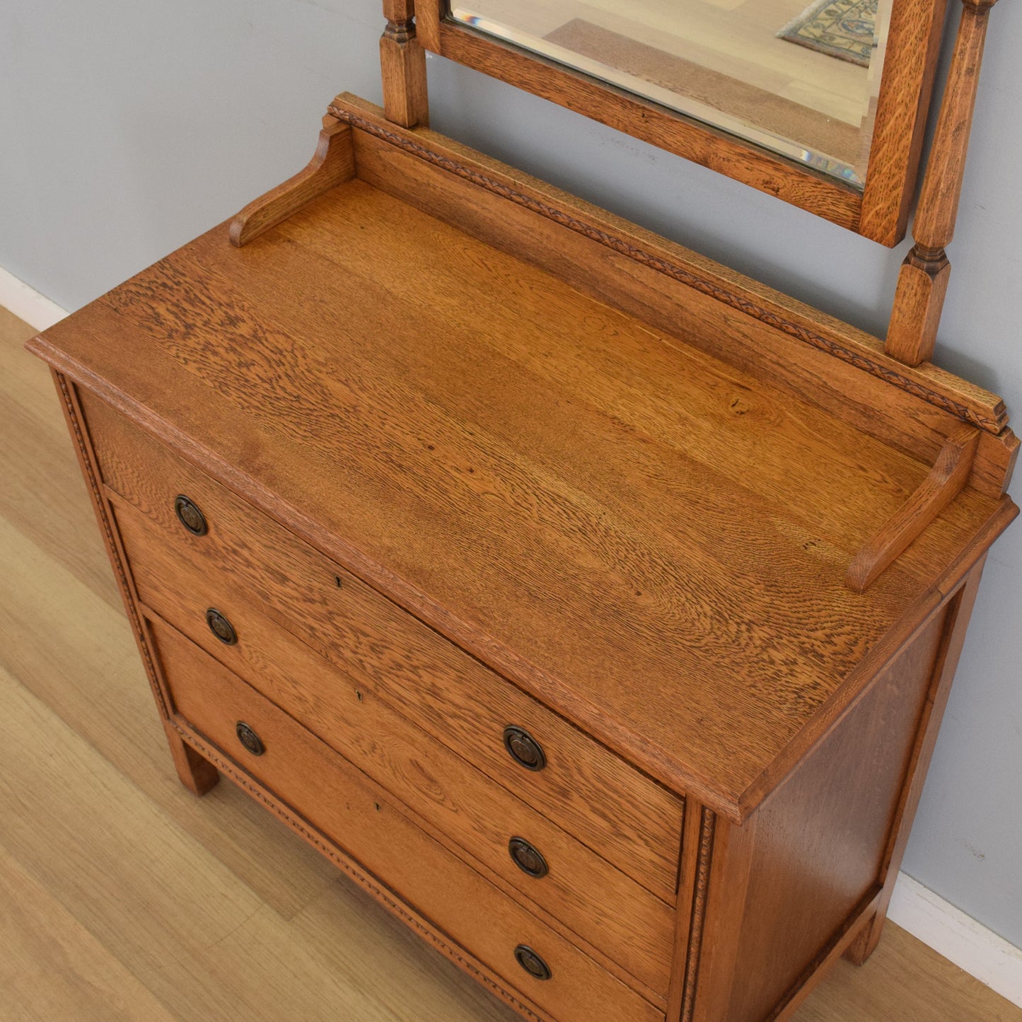 Renewed Oak Dressing Chest