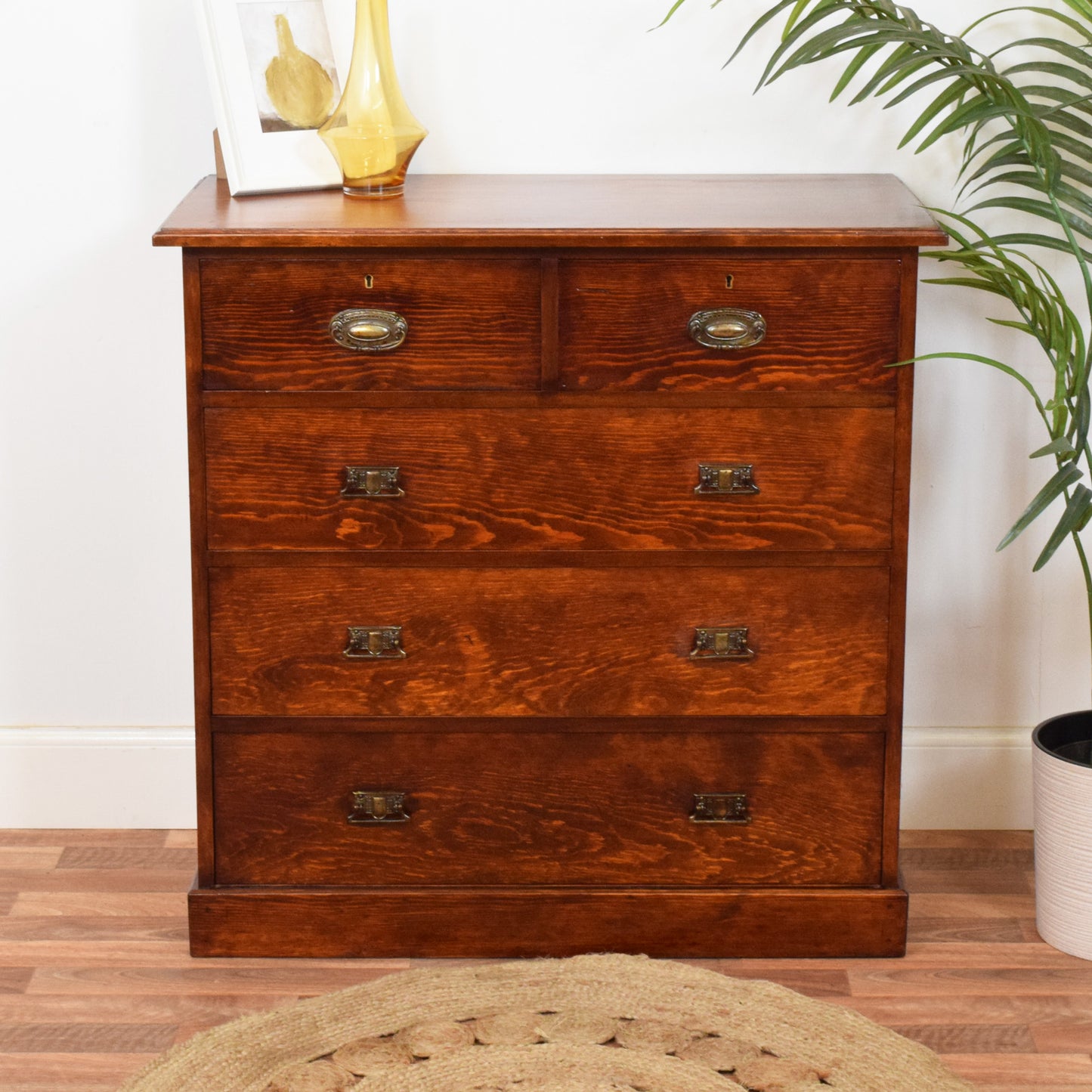 Rustic Pine Chest of Drawers