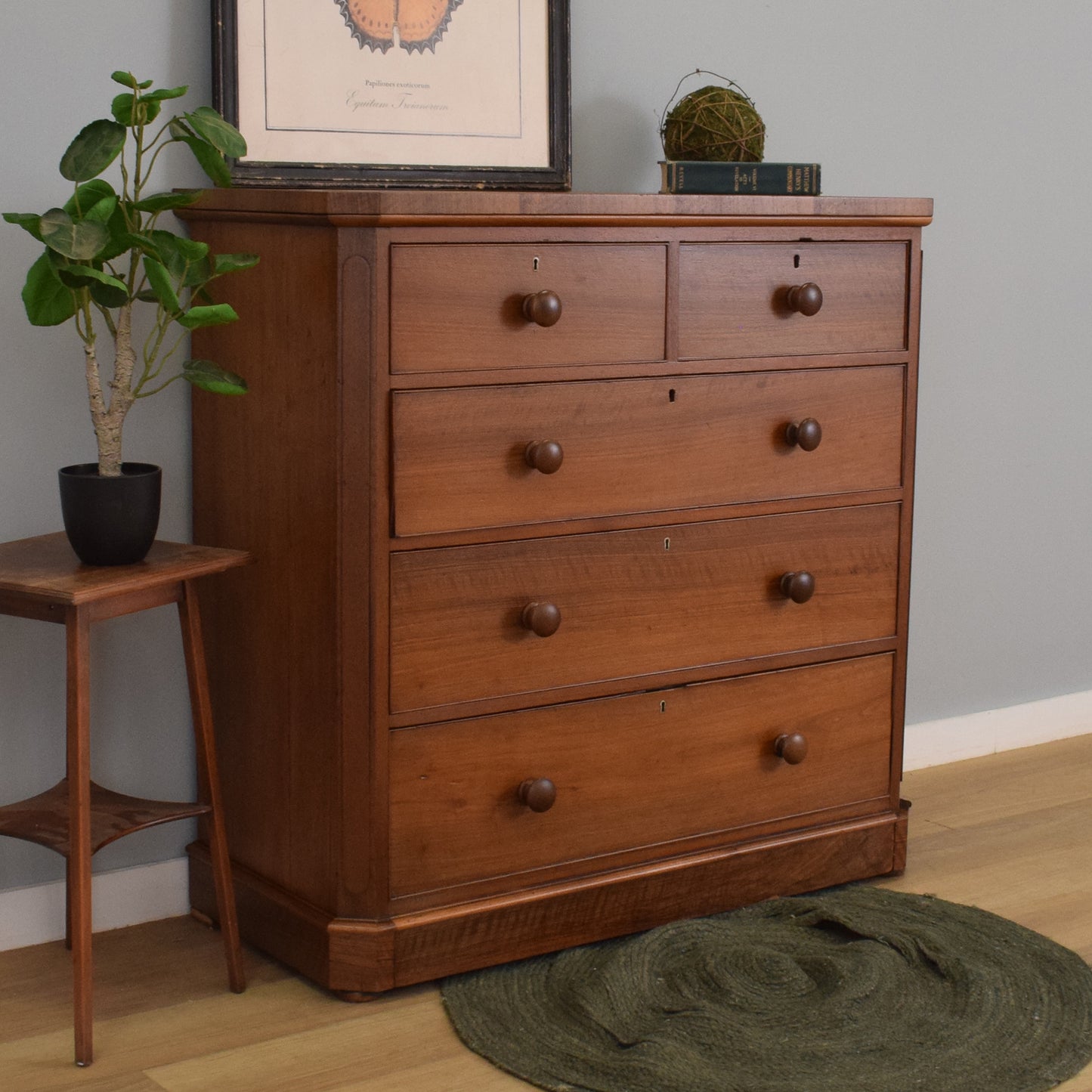 Large Refinished Chest of Drawers