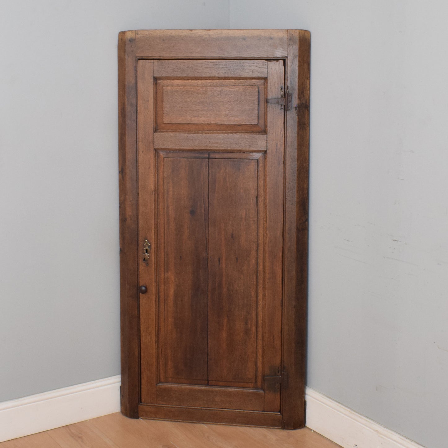 Antique Oak Corner Unit