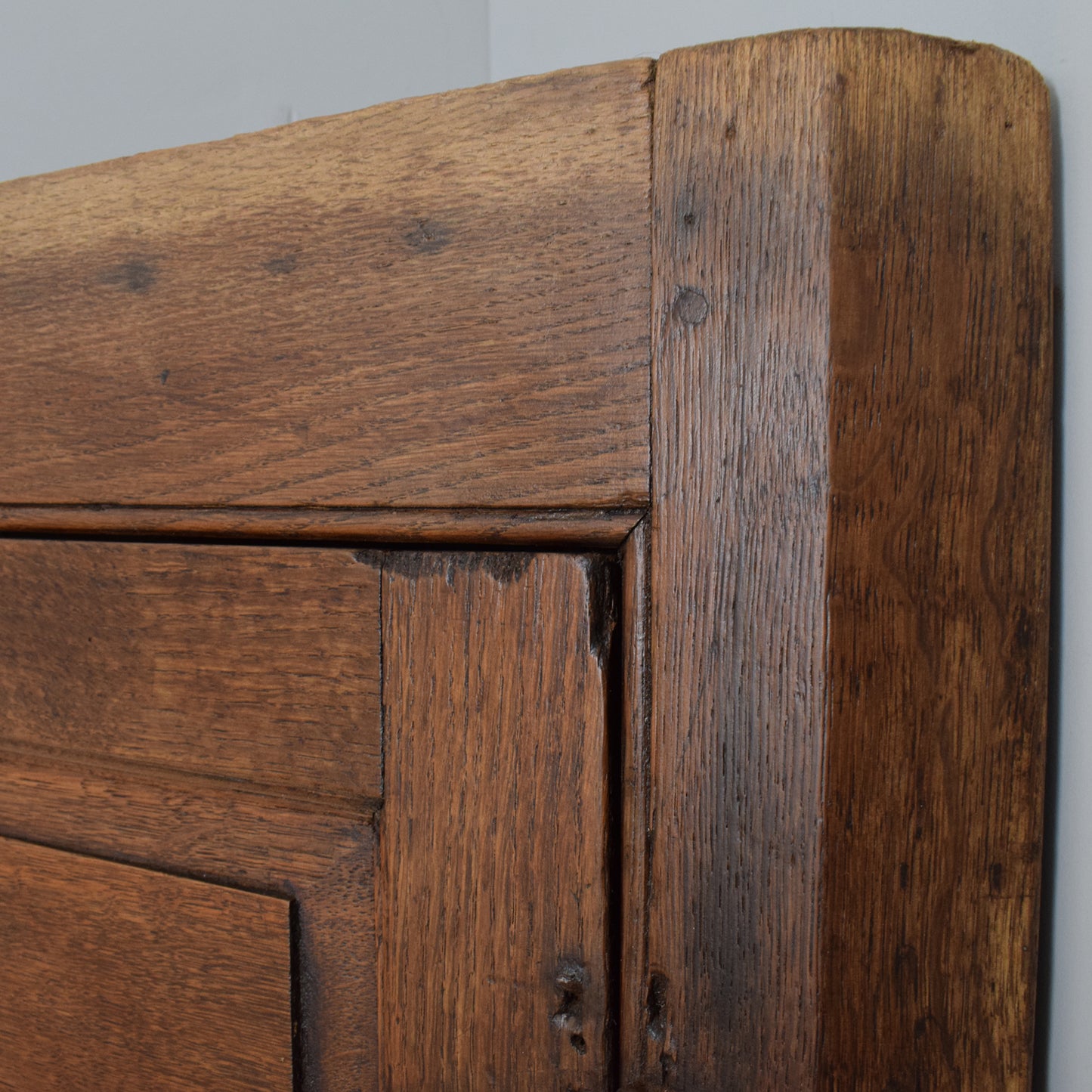 Antique Oak Corner Unit