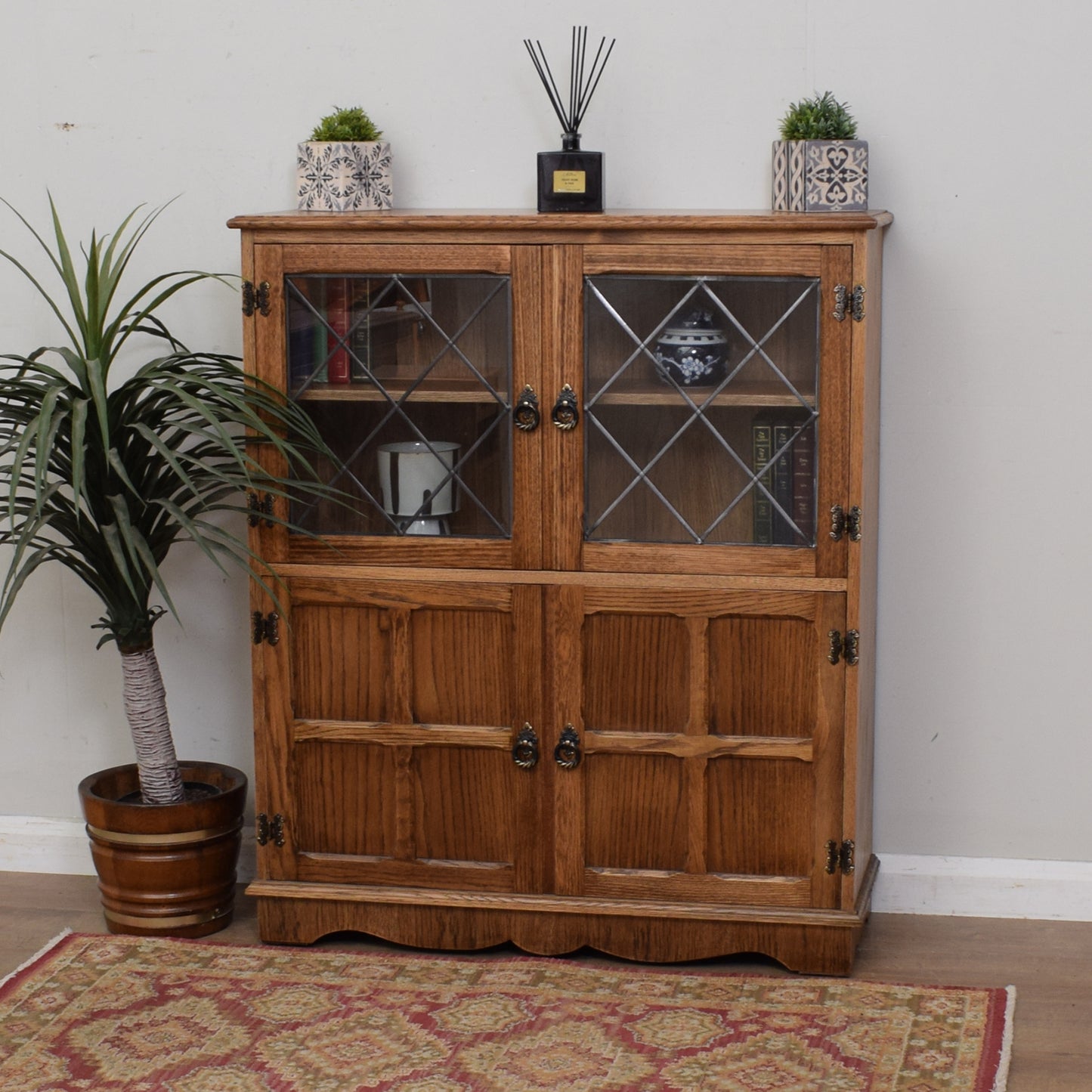 Restored Glazed Bookcase