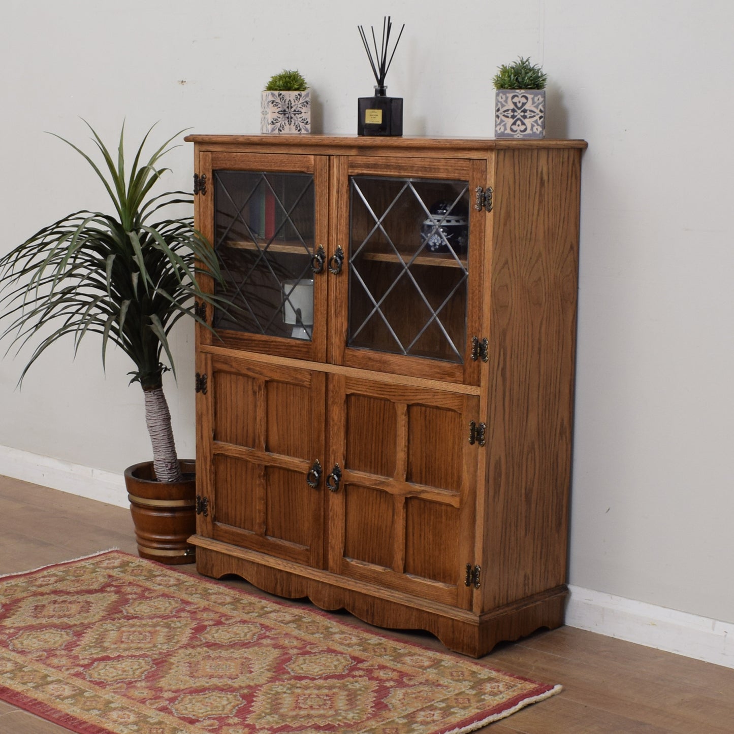 Restored Glazed Bookcase