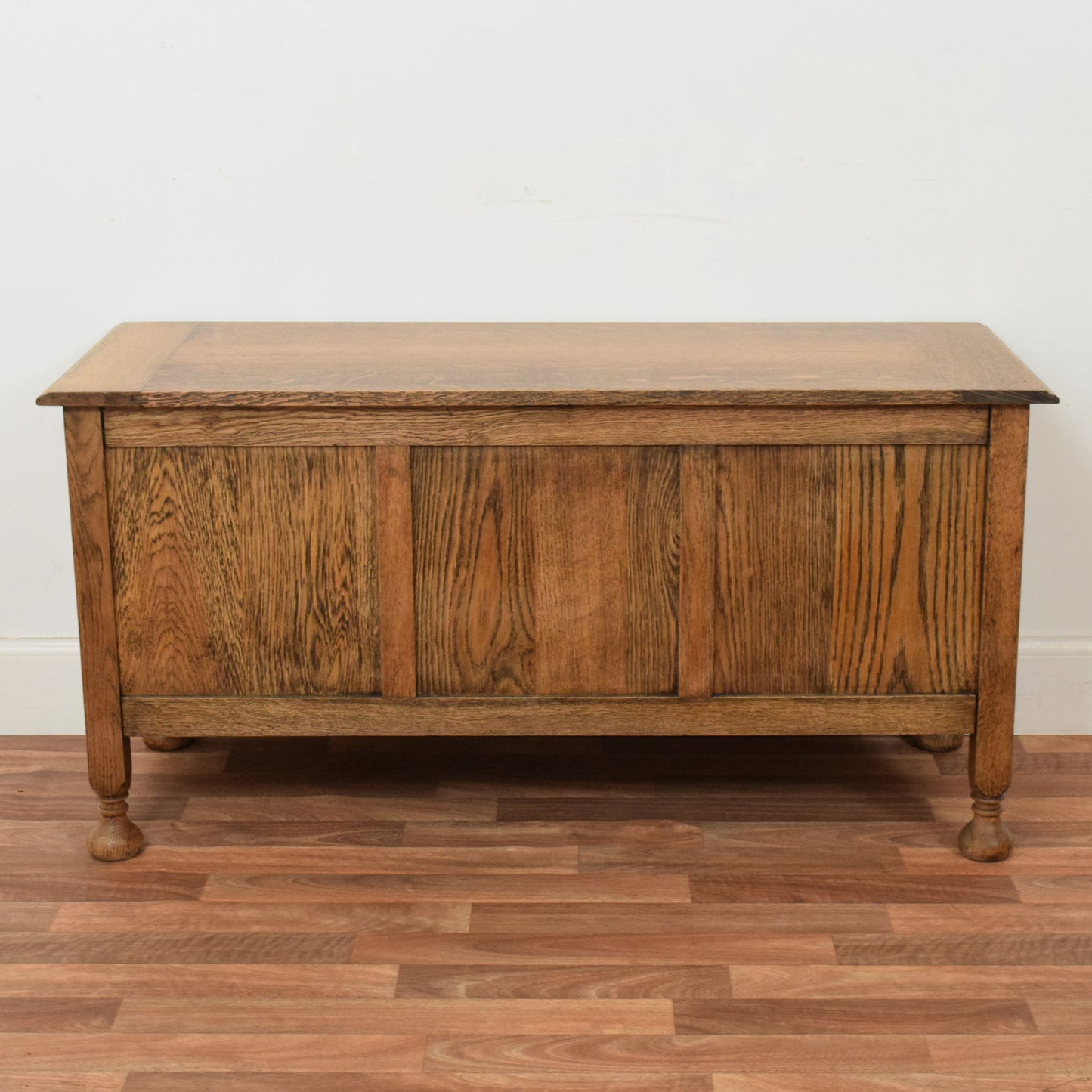 Carved Oak Blanket Box