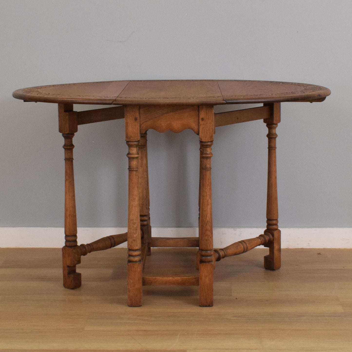 Oak Drop-Leaf Table