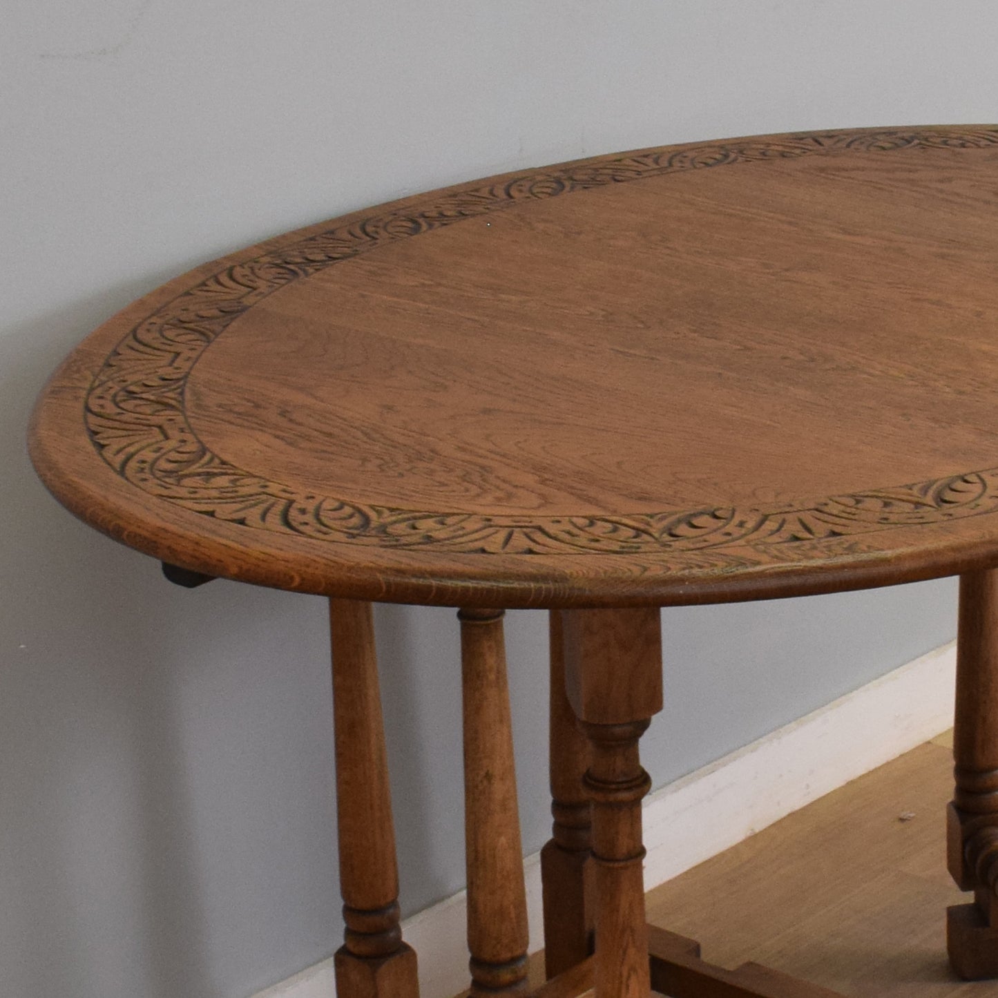 Oak Drop-Leaf Table