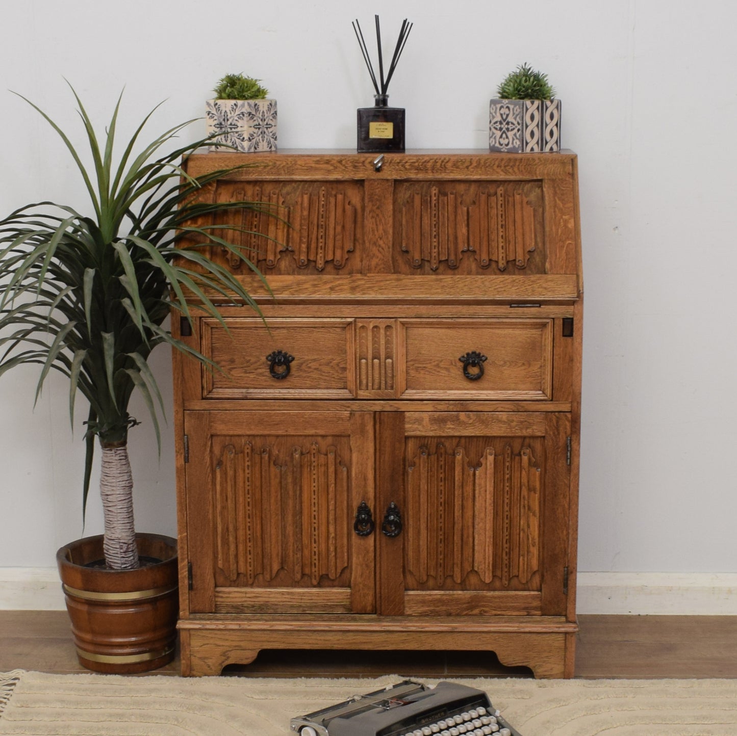 Restored Oak Bureau