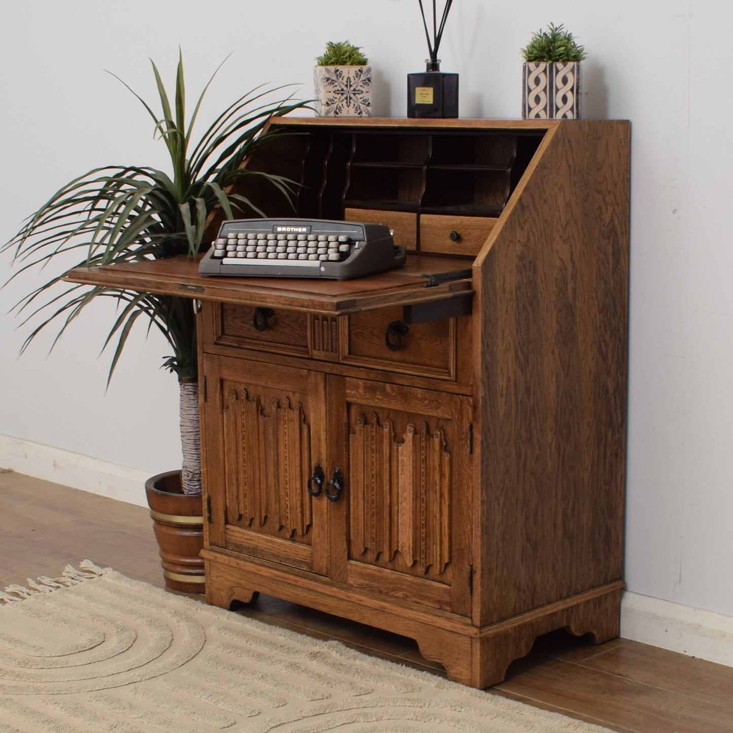 Restored Oak Bureau