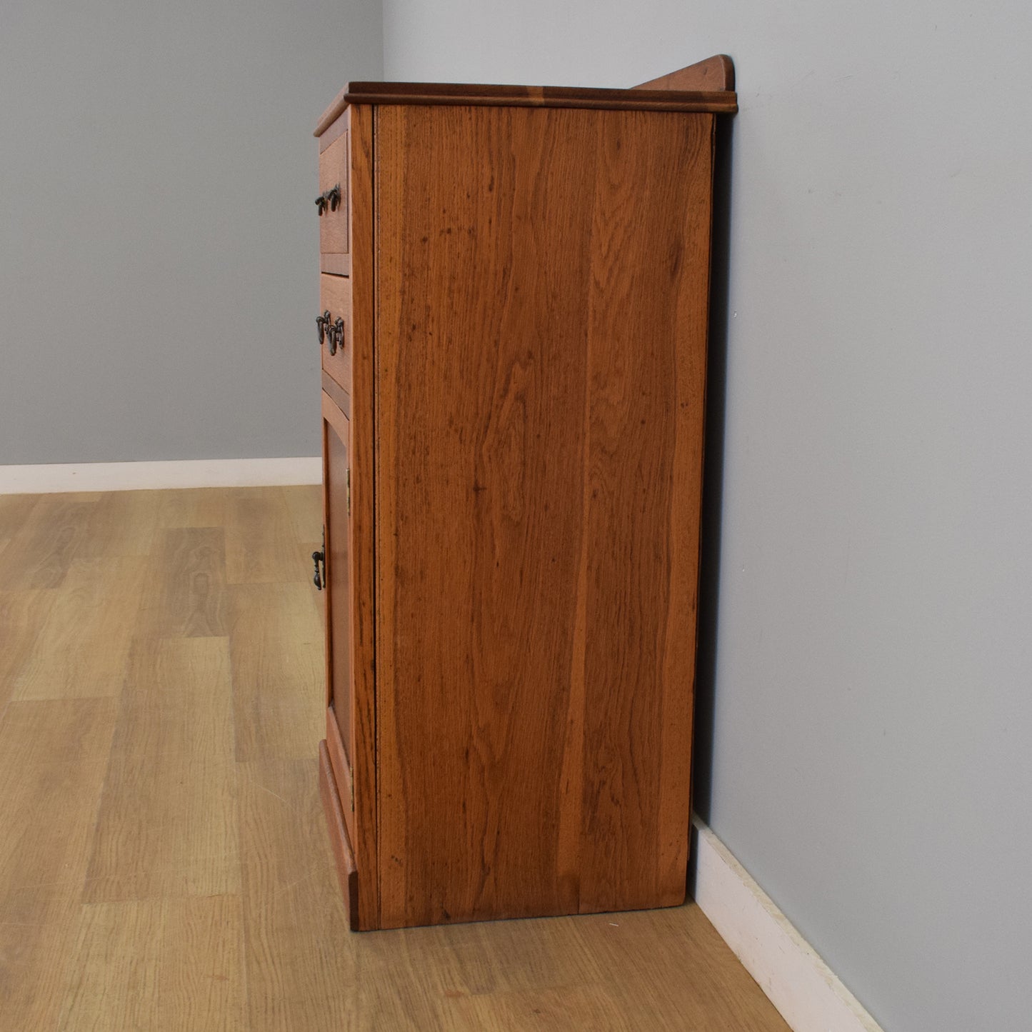 Small Oak Tallboy