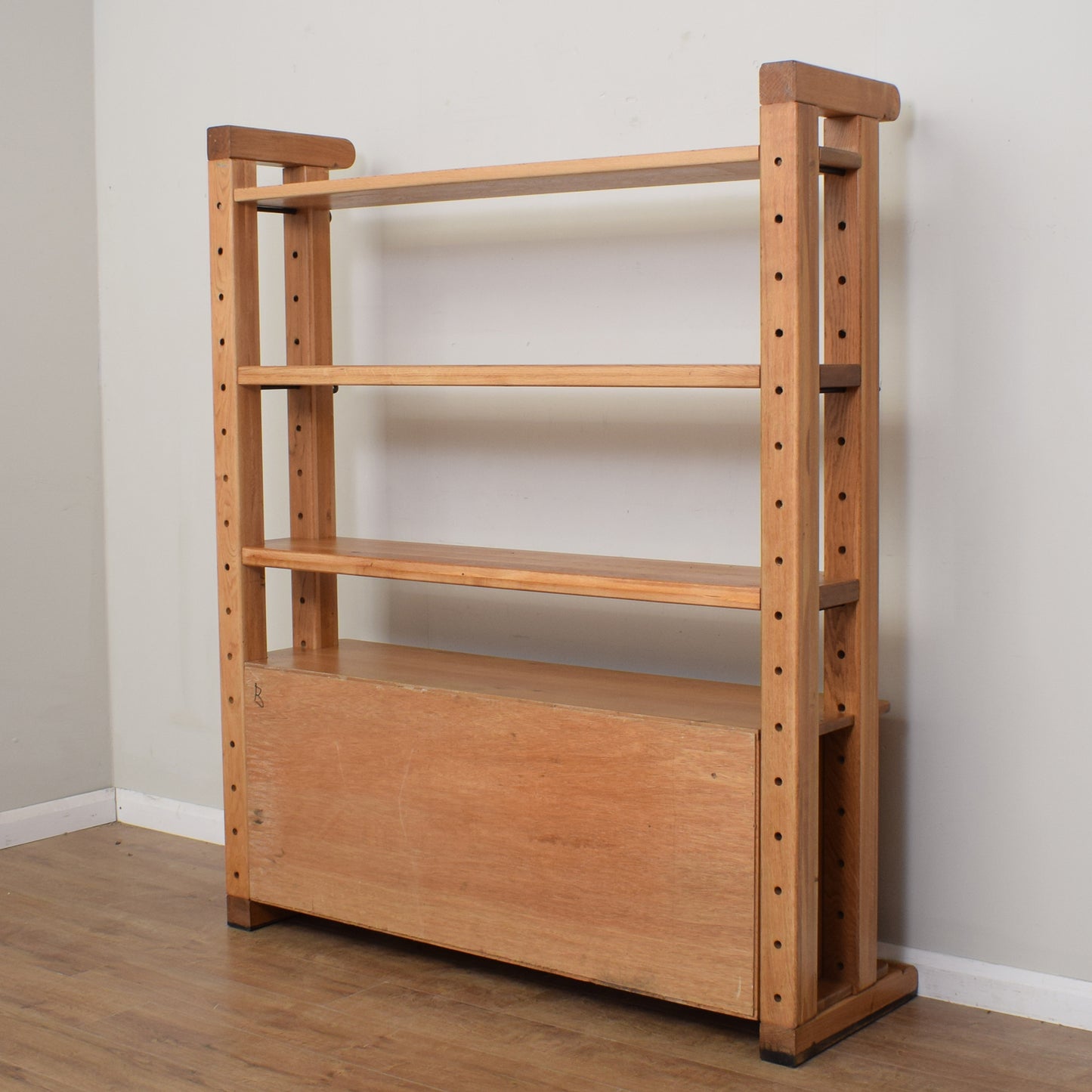 Restored Solid Oak Multi-Purpose Bookcase