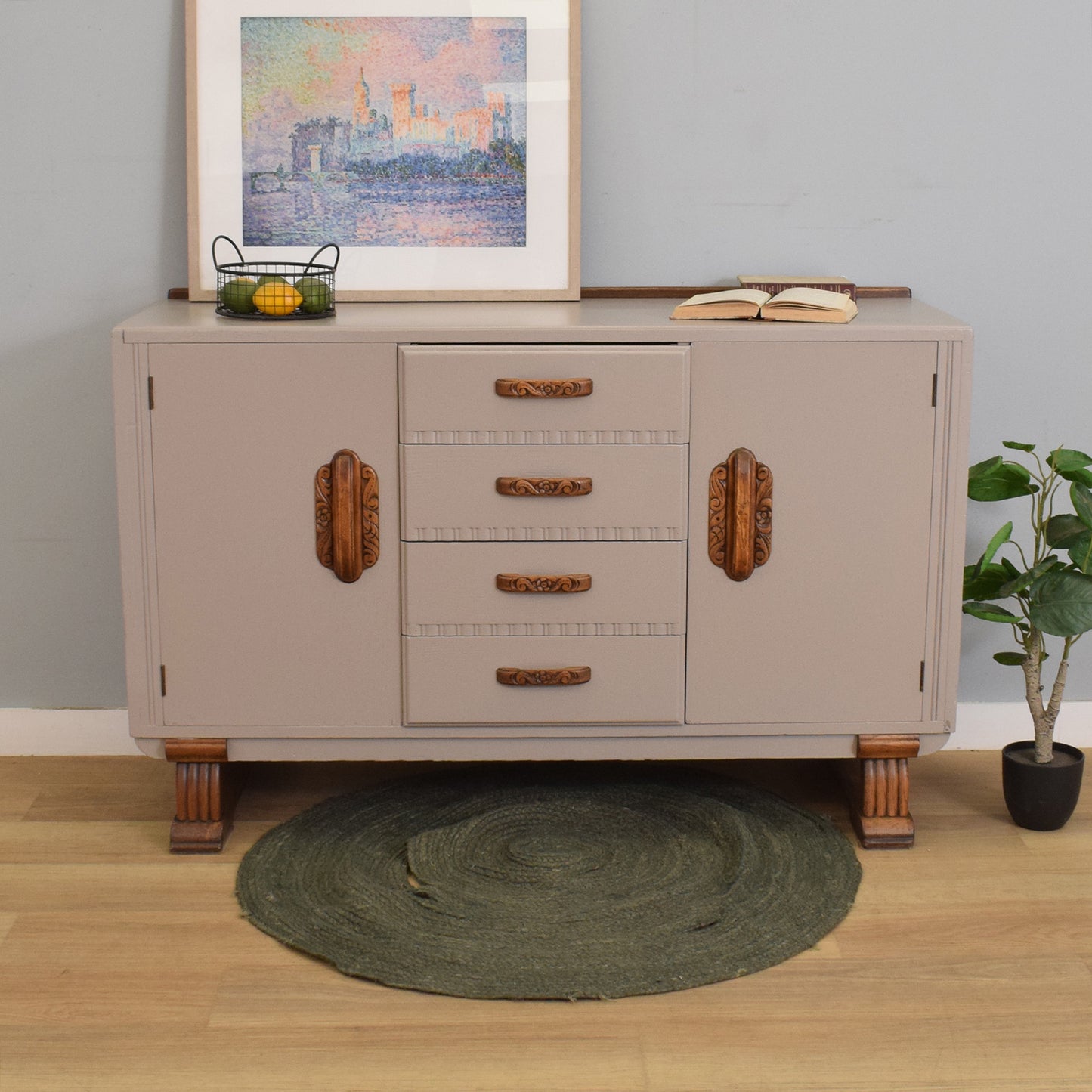 Painted Art-Deco Style Sideboard
