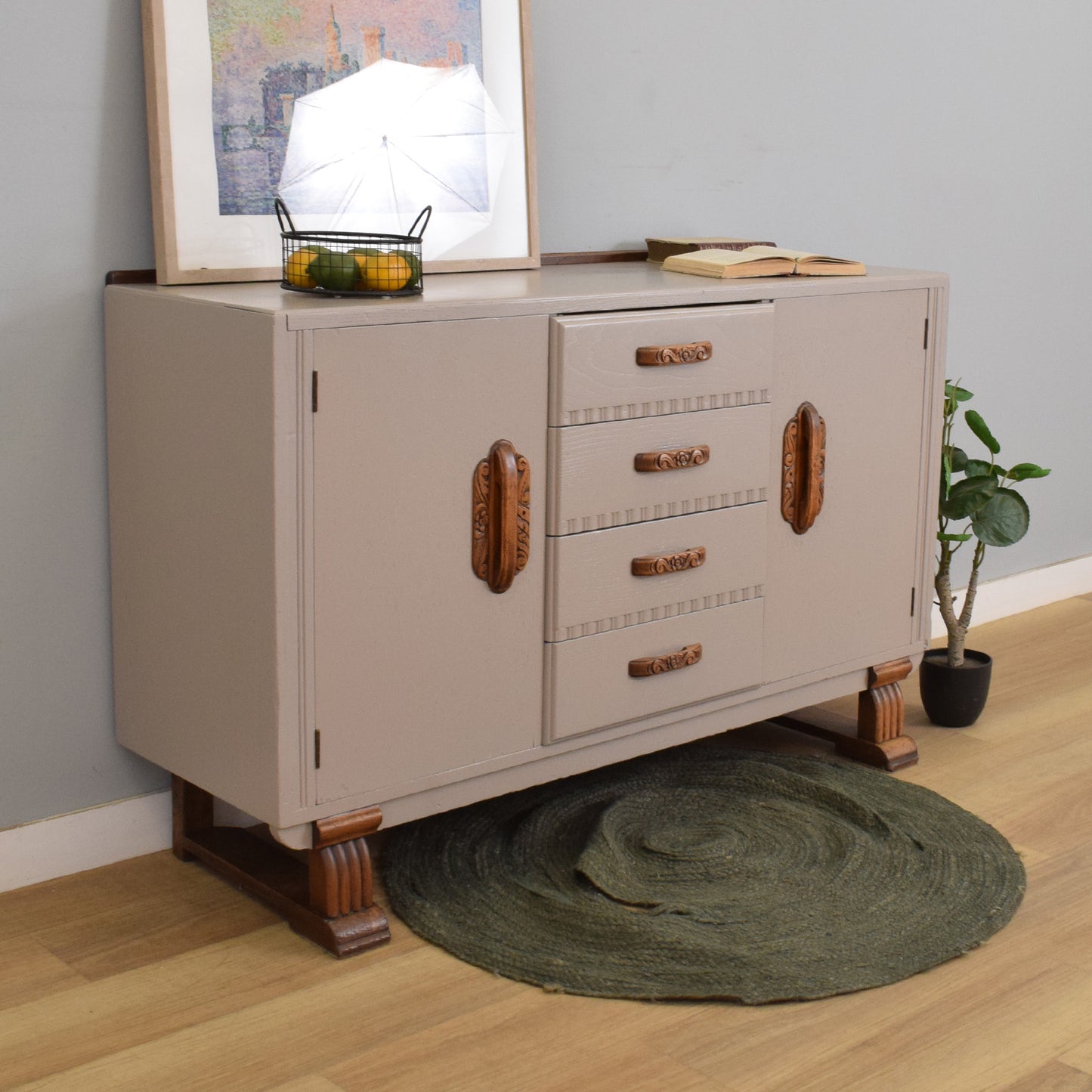 Painted Art-Deco Style Sideboard