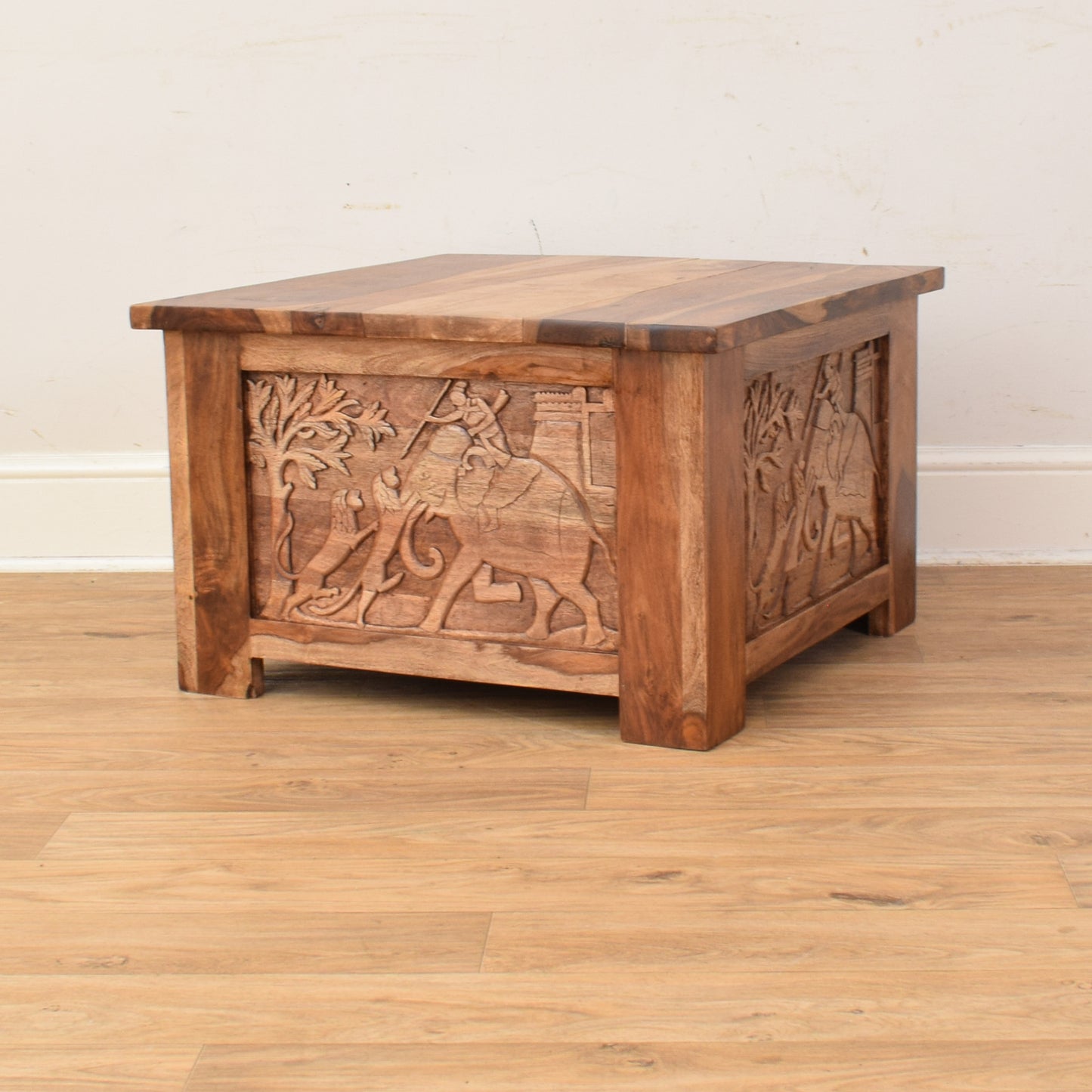 Carved Sheesham Coffee Table