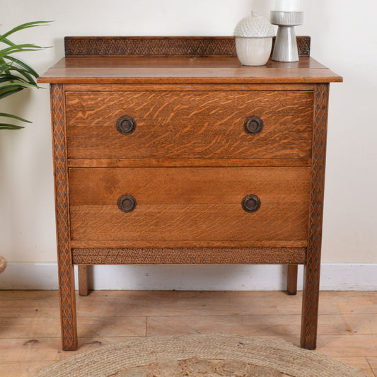 Small Oak Chest of Drawers