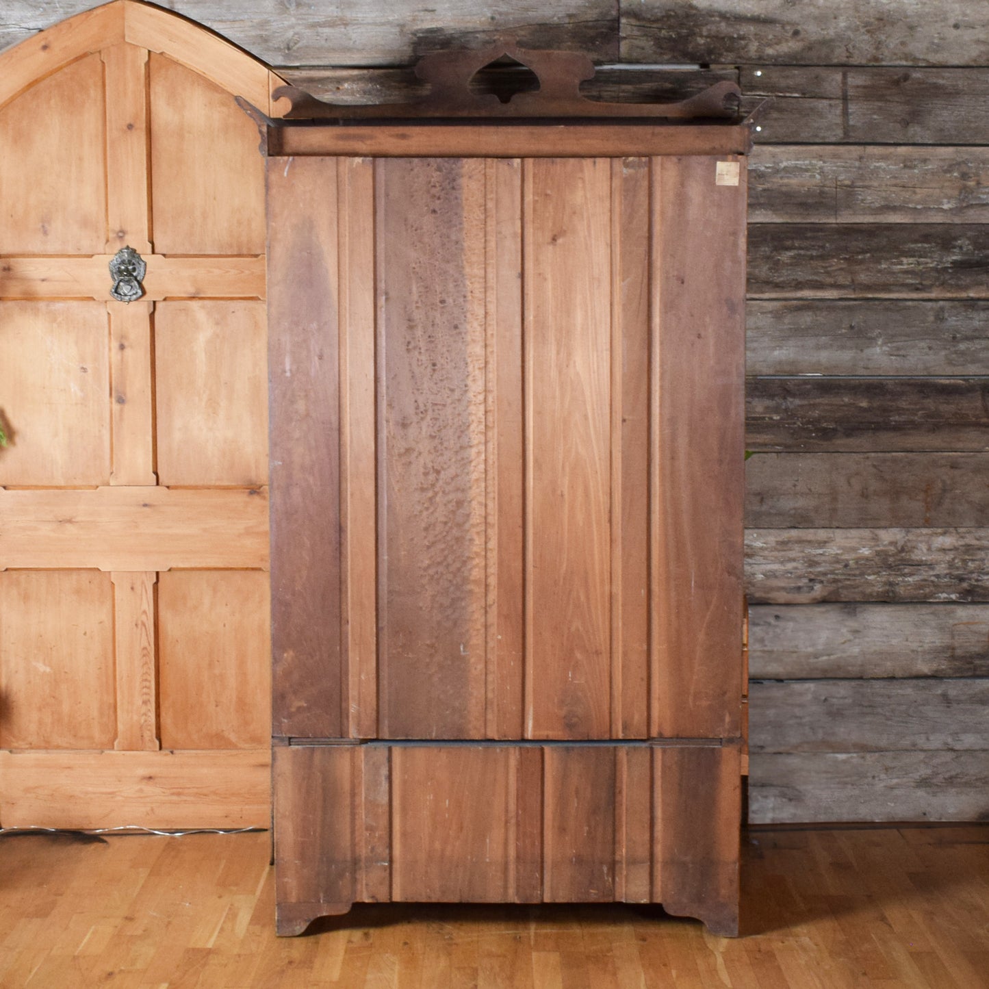 Walnut and Mahogany Hallrobe