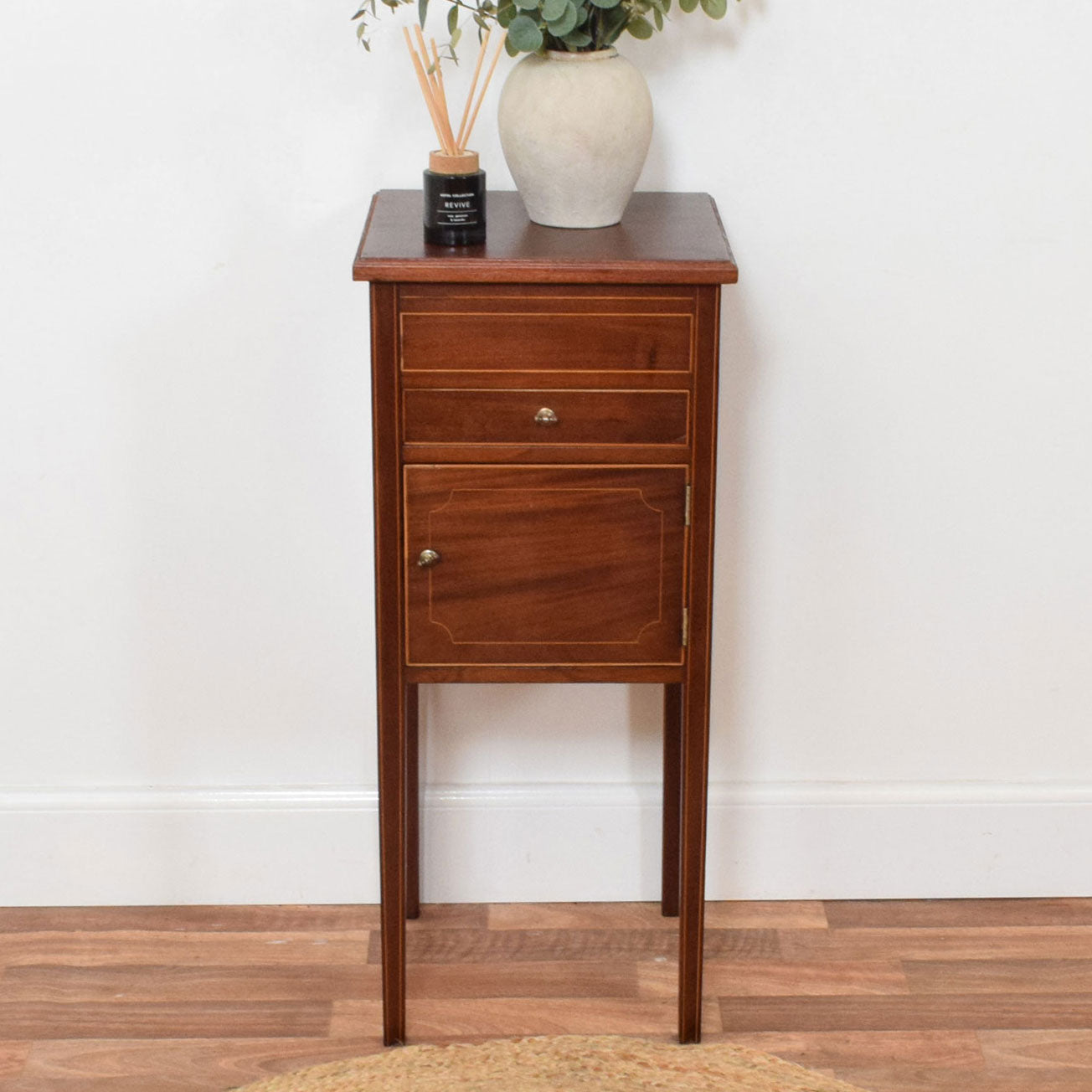 Inlaid Mahogany Bedside