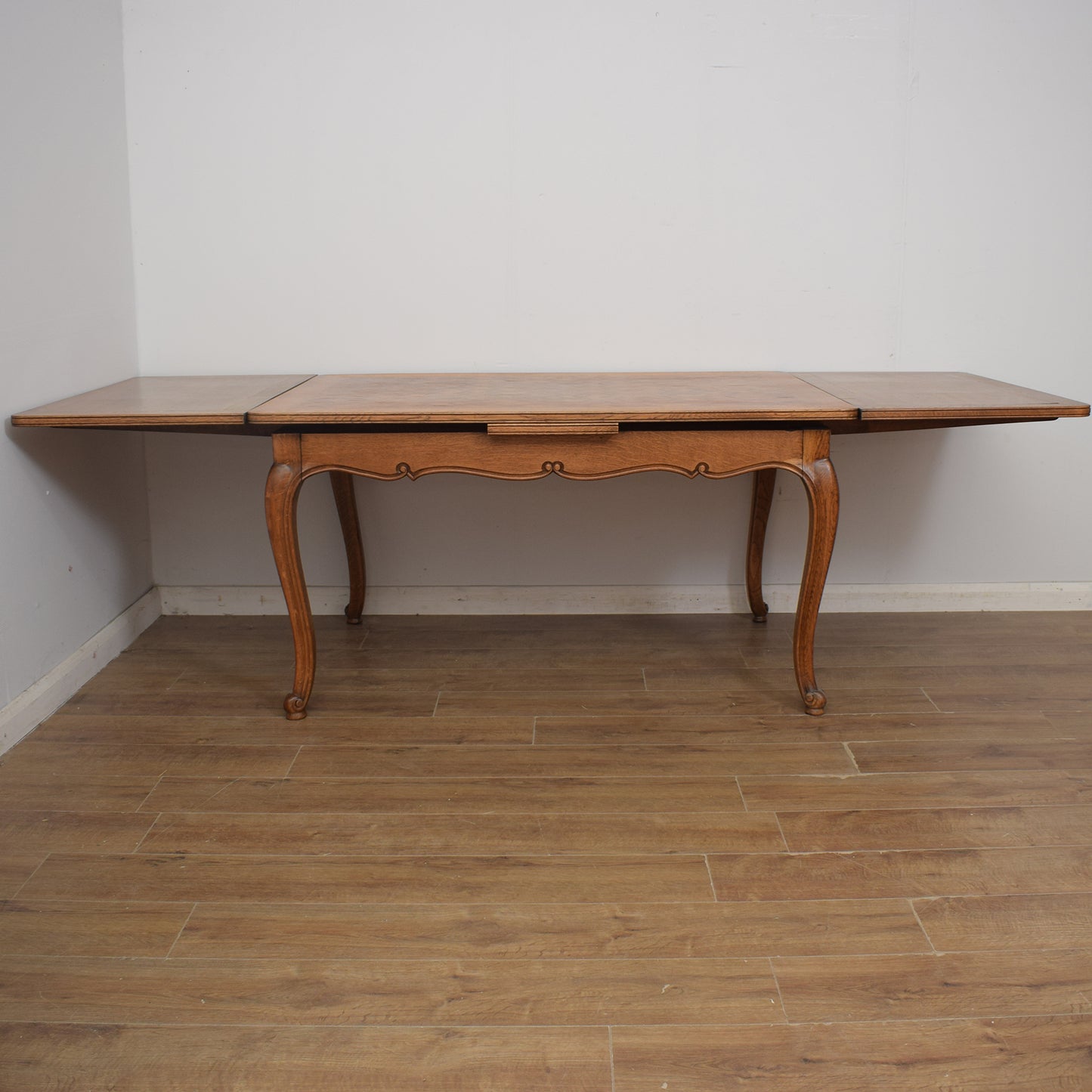 Extendable French Table and Six Chairs