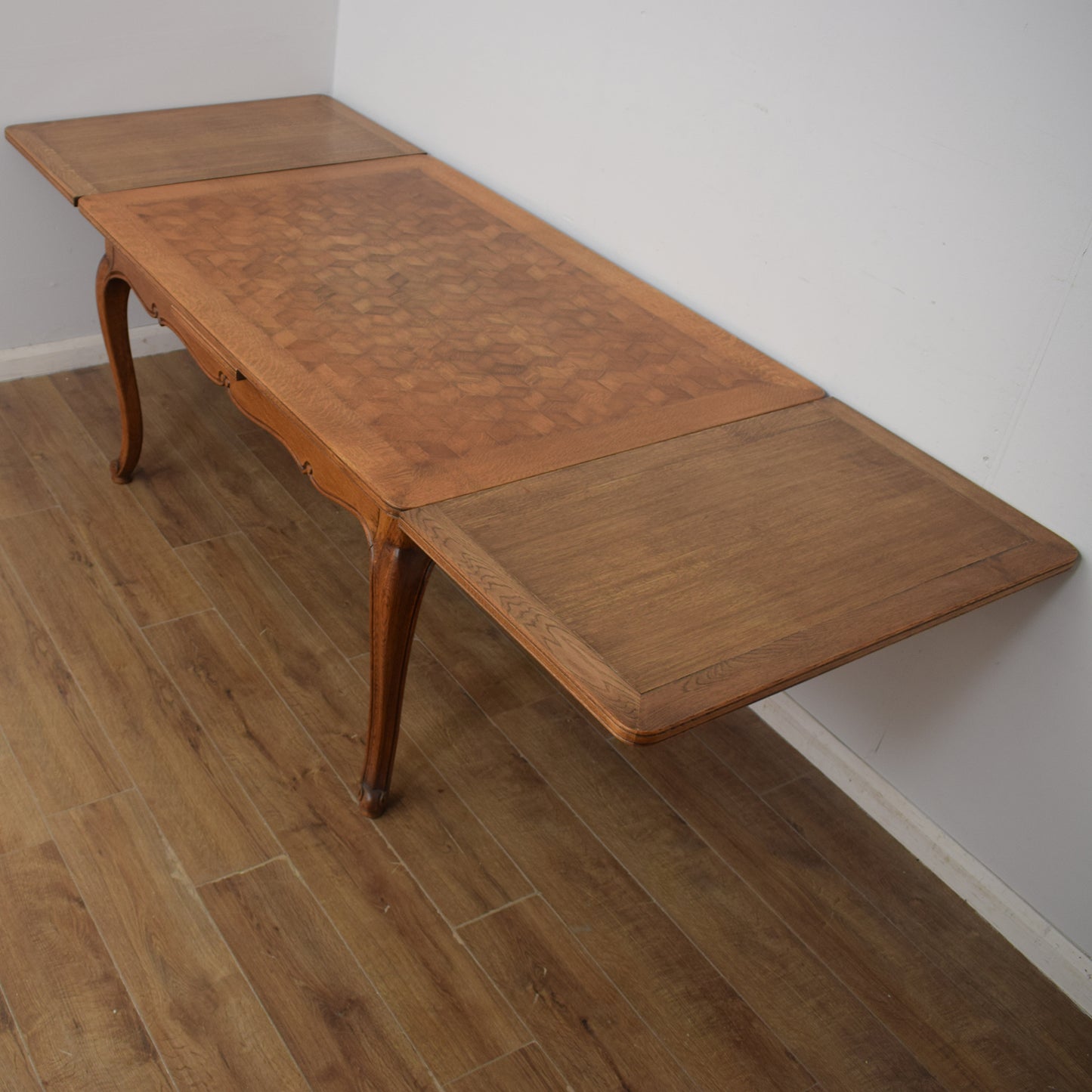 Extendable French Table and Six Chairs