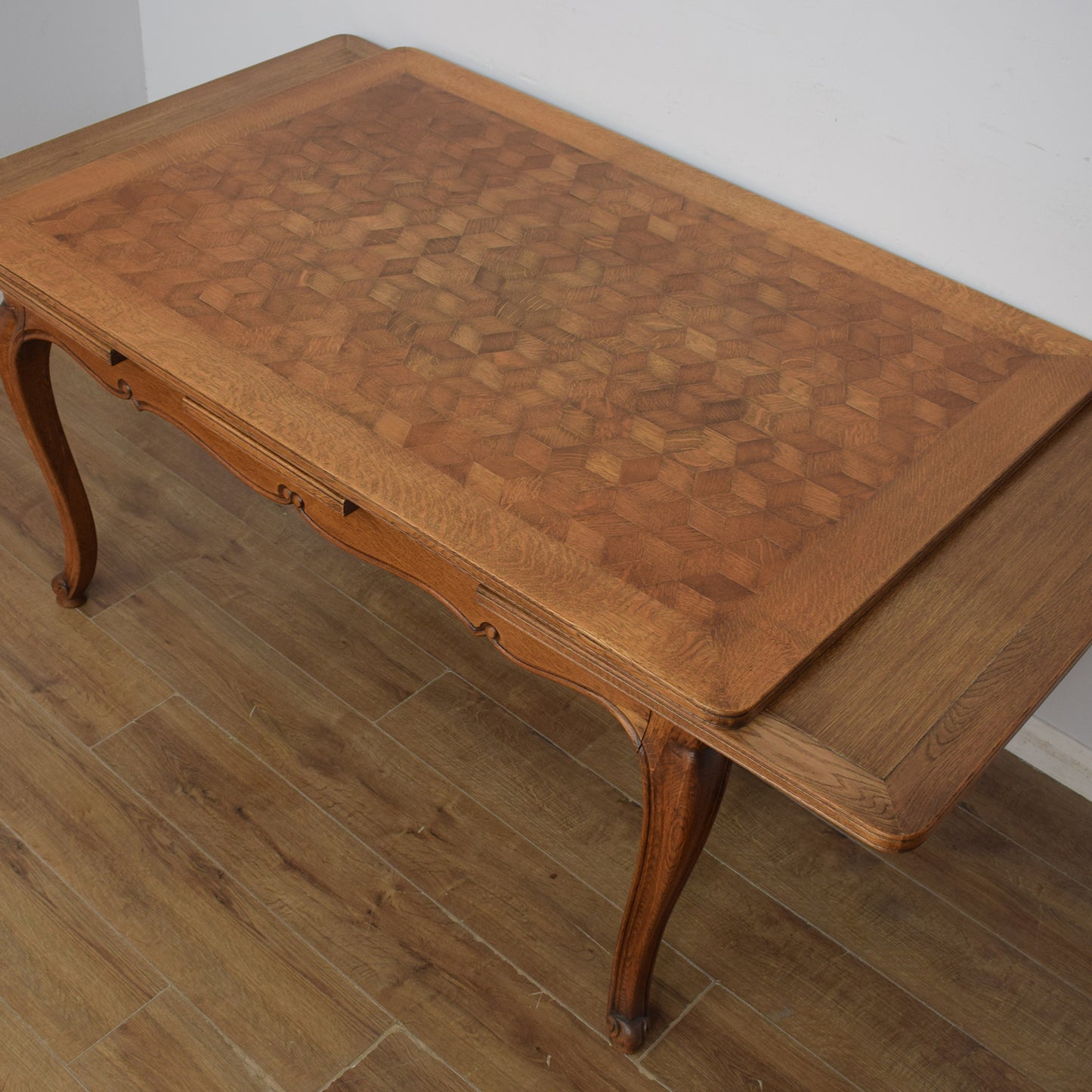 Extendable French Table and Six Chairs