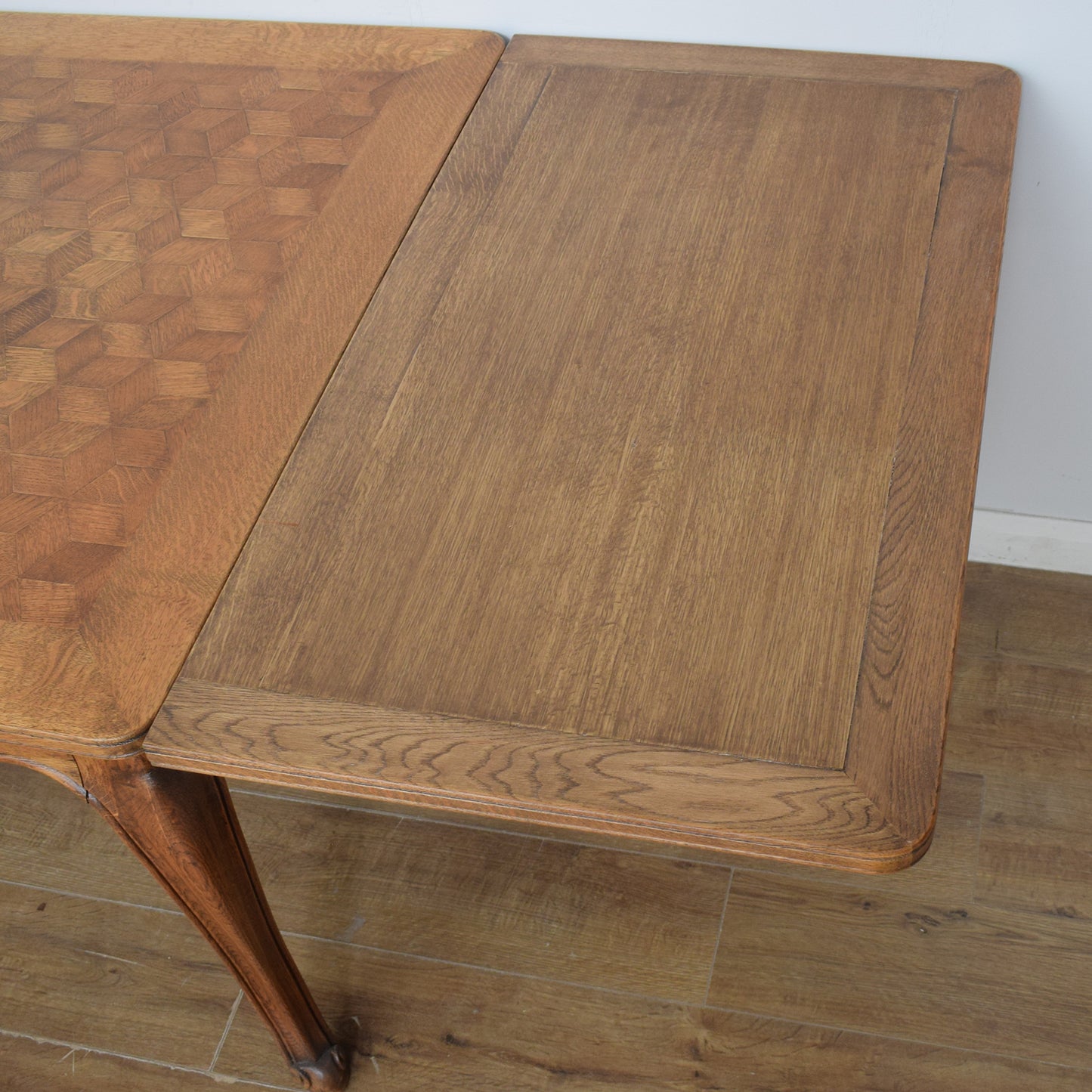 Extendable French Table and Six Chairs