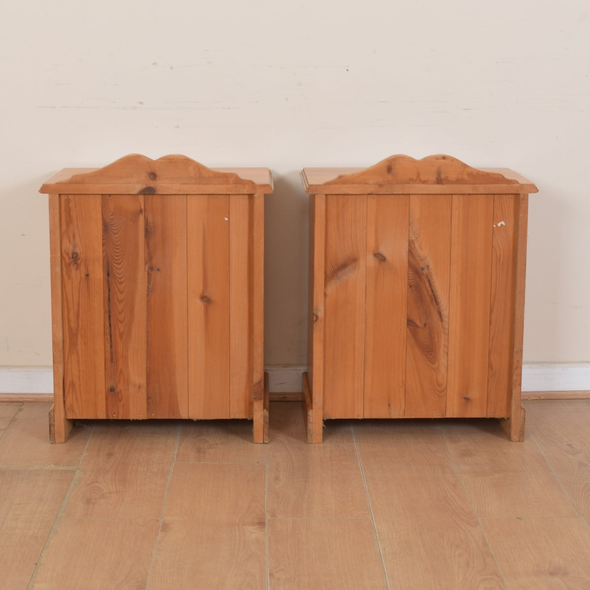 Pair Of Pine Bedsides