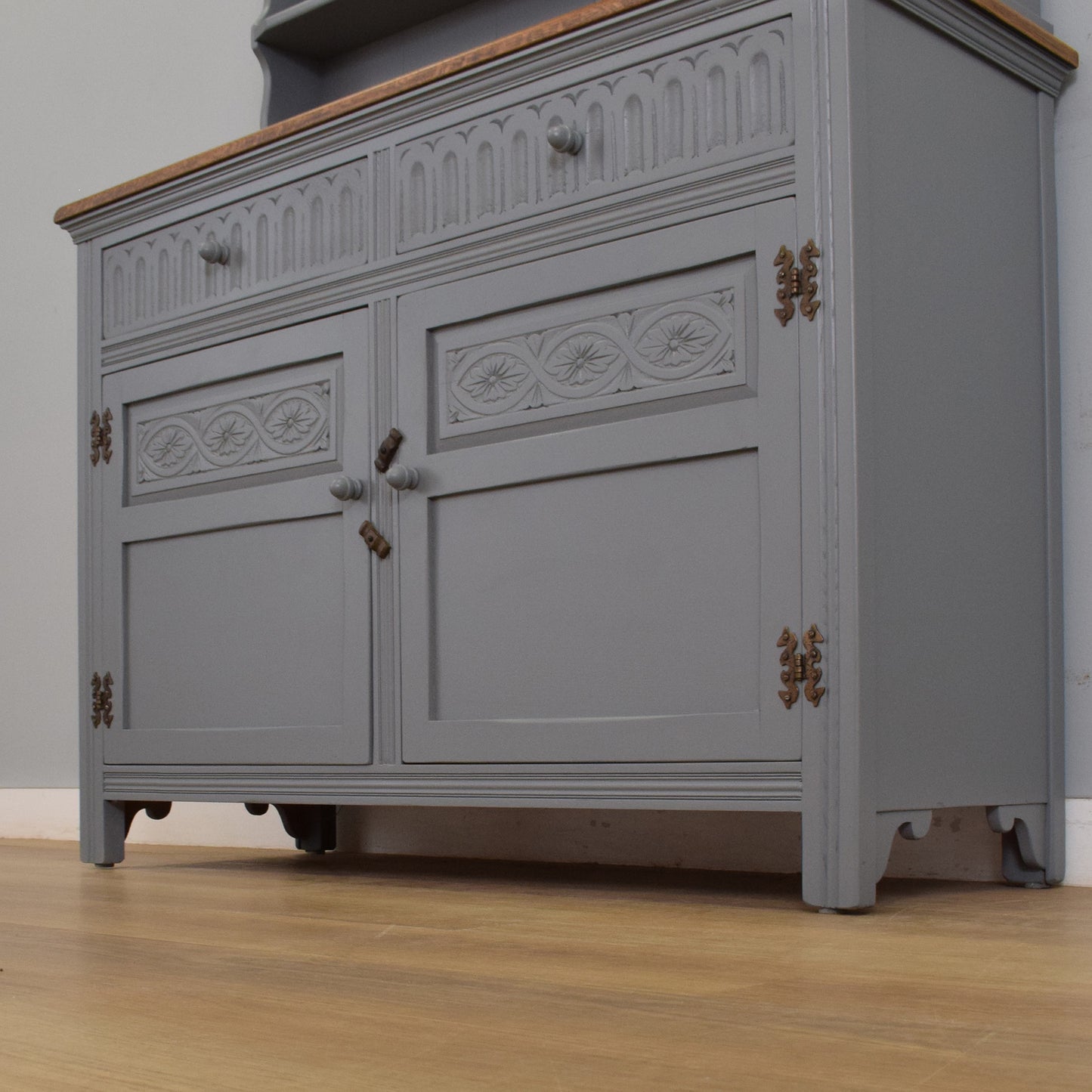 Painted Oak Dresser