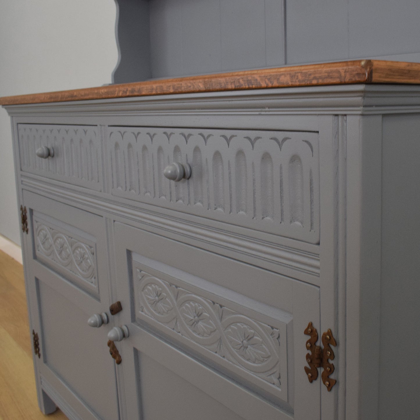 Painted Oak Dresser