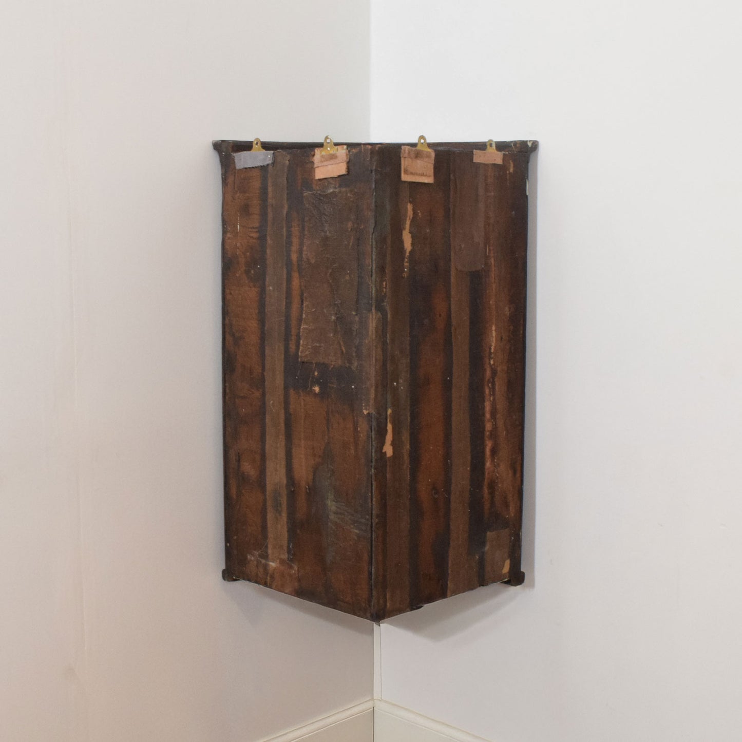 Hanging Mahogany Corner Unit