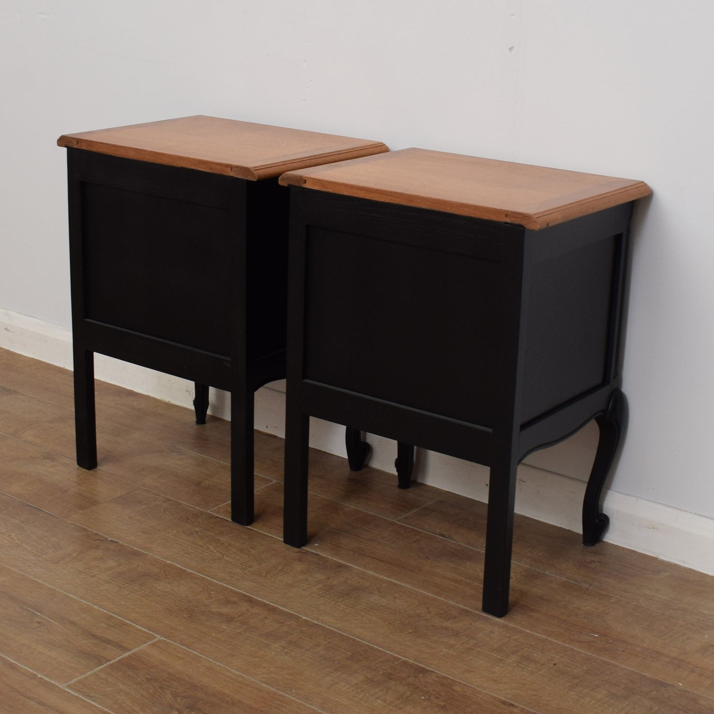 Pair of Painted French Bedsides