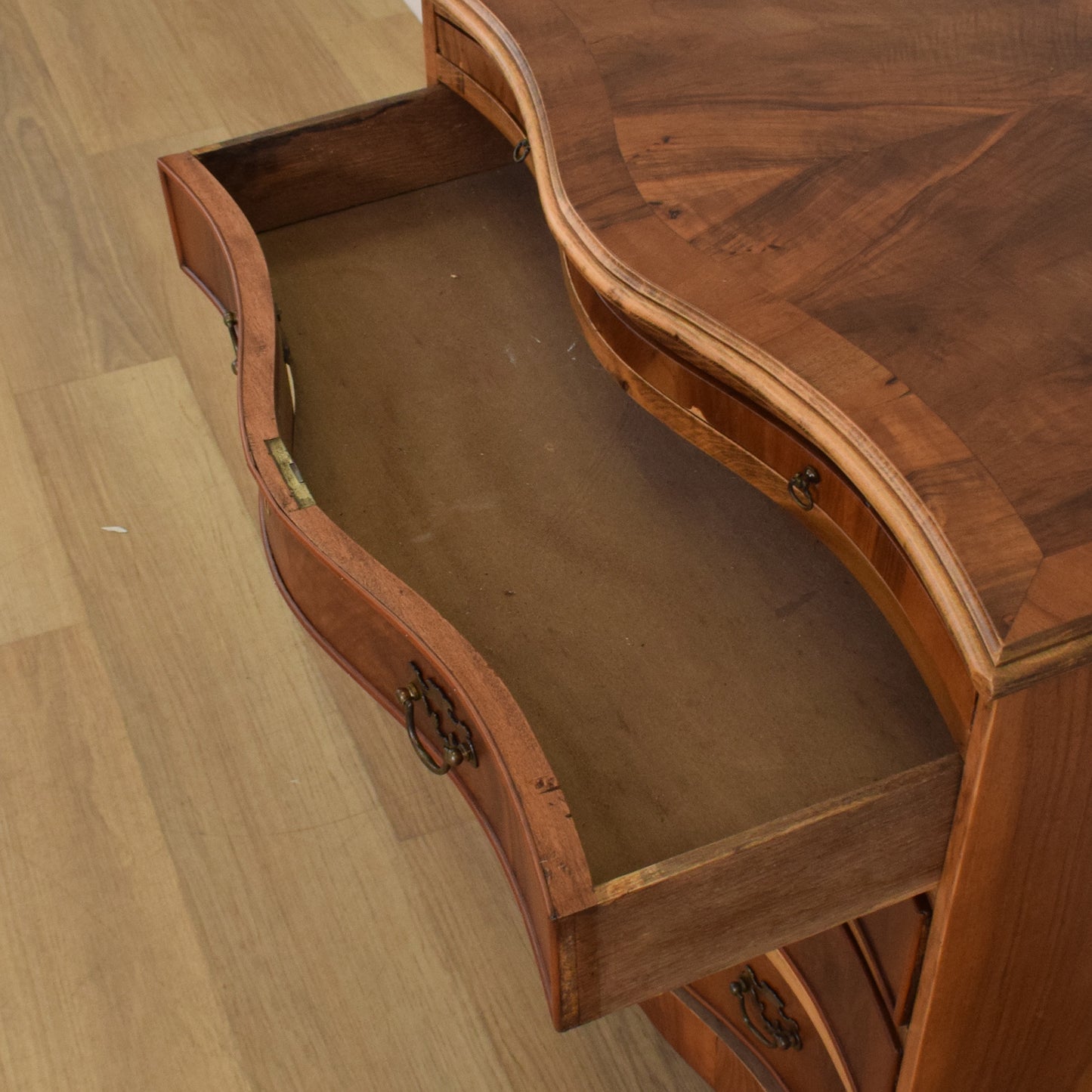 Bow Fronted Mahogany Chest of Drawers