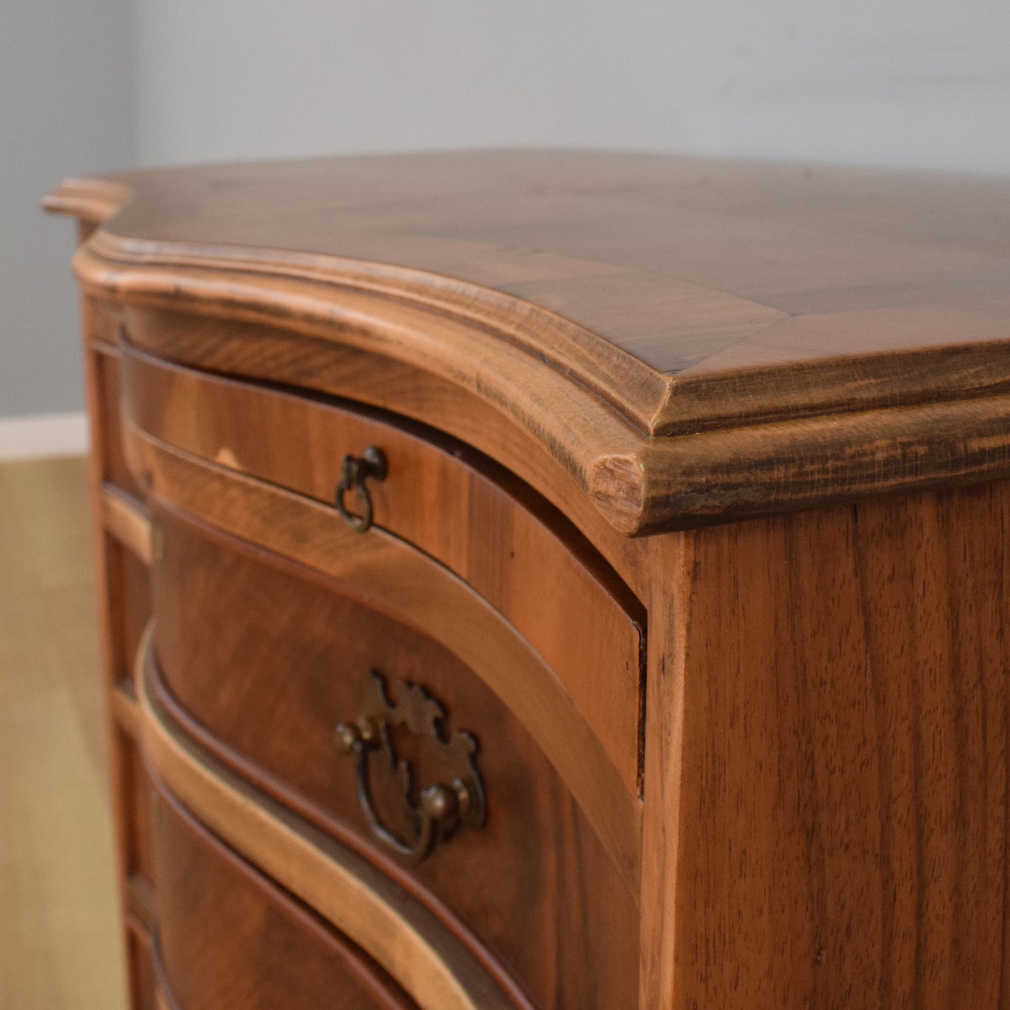 Bow Fronted Mahogany Chest of Drawers
